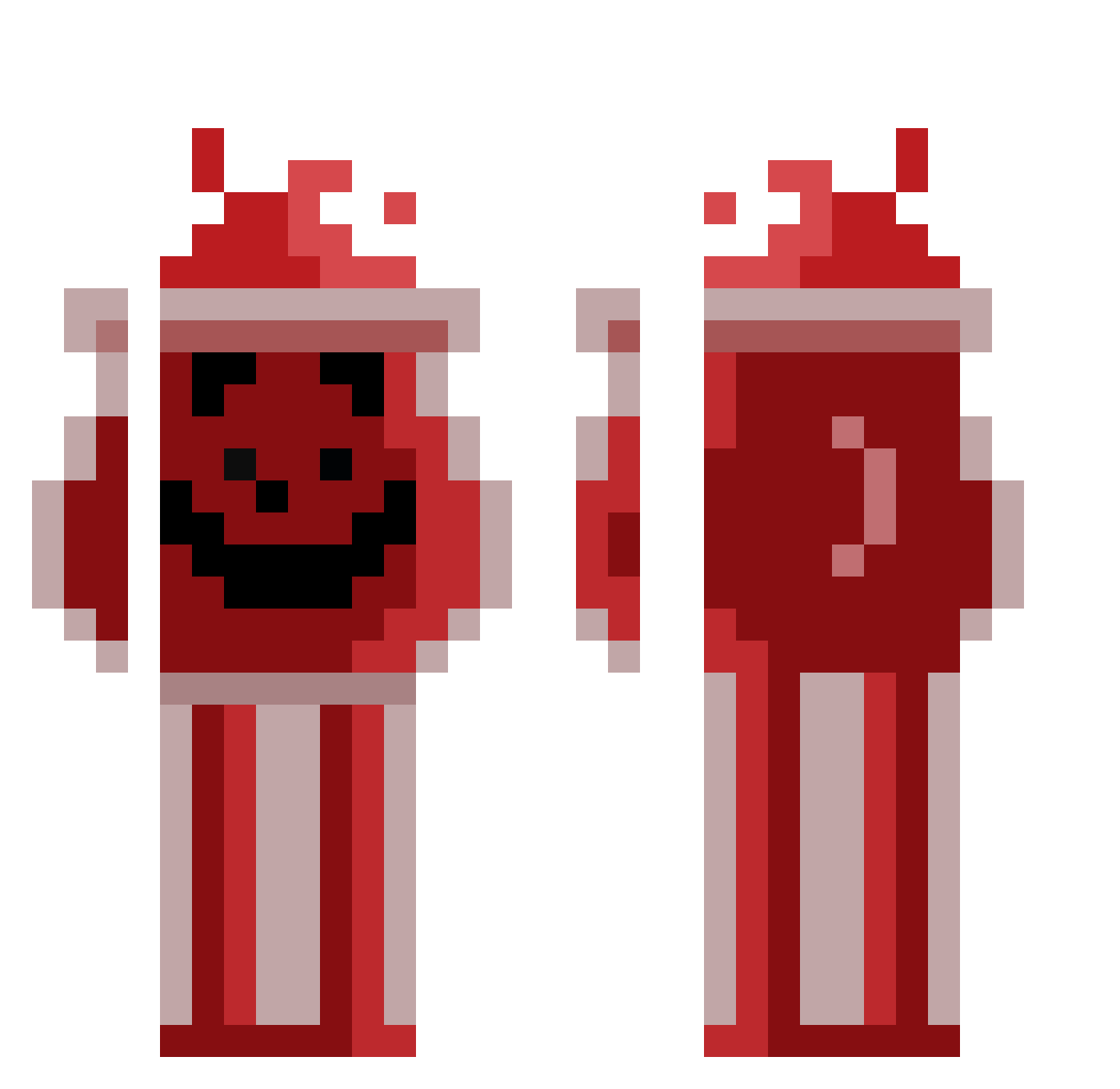 koolaidman08 Minecraft skin, front and back view