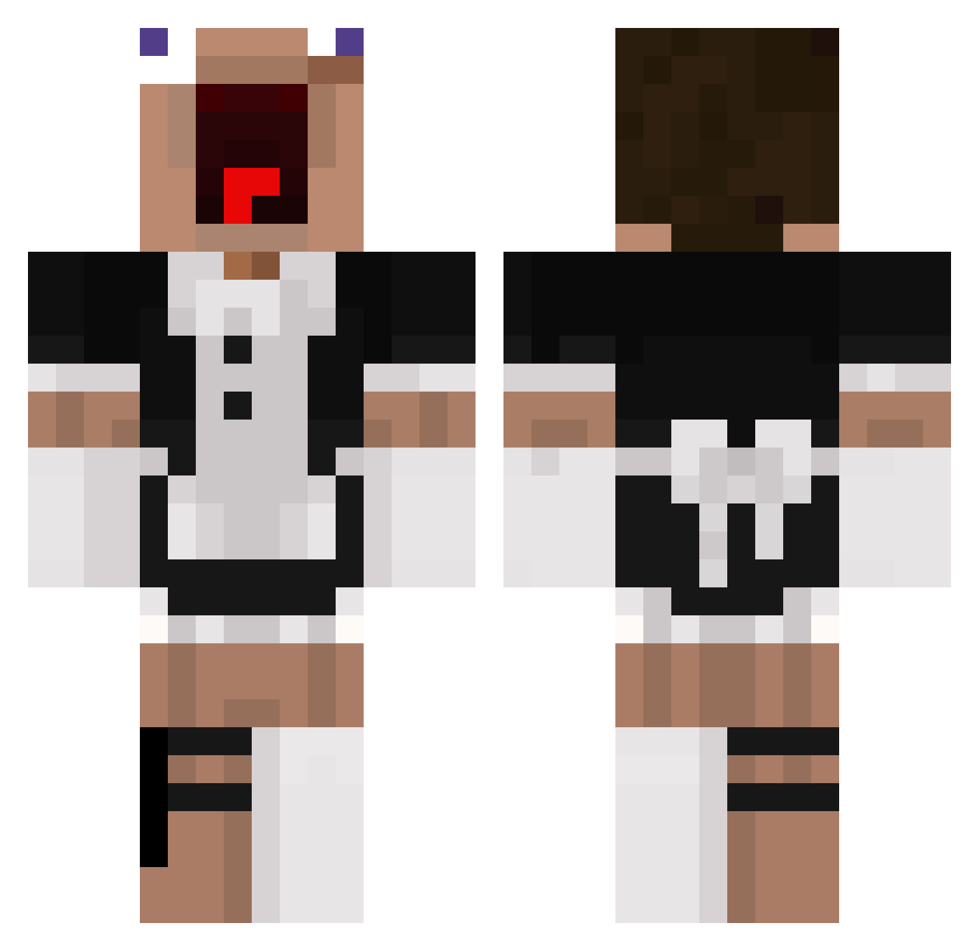 Chill_Thing Minecraft skin, front and back view