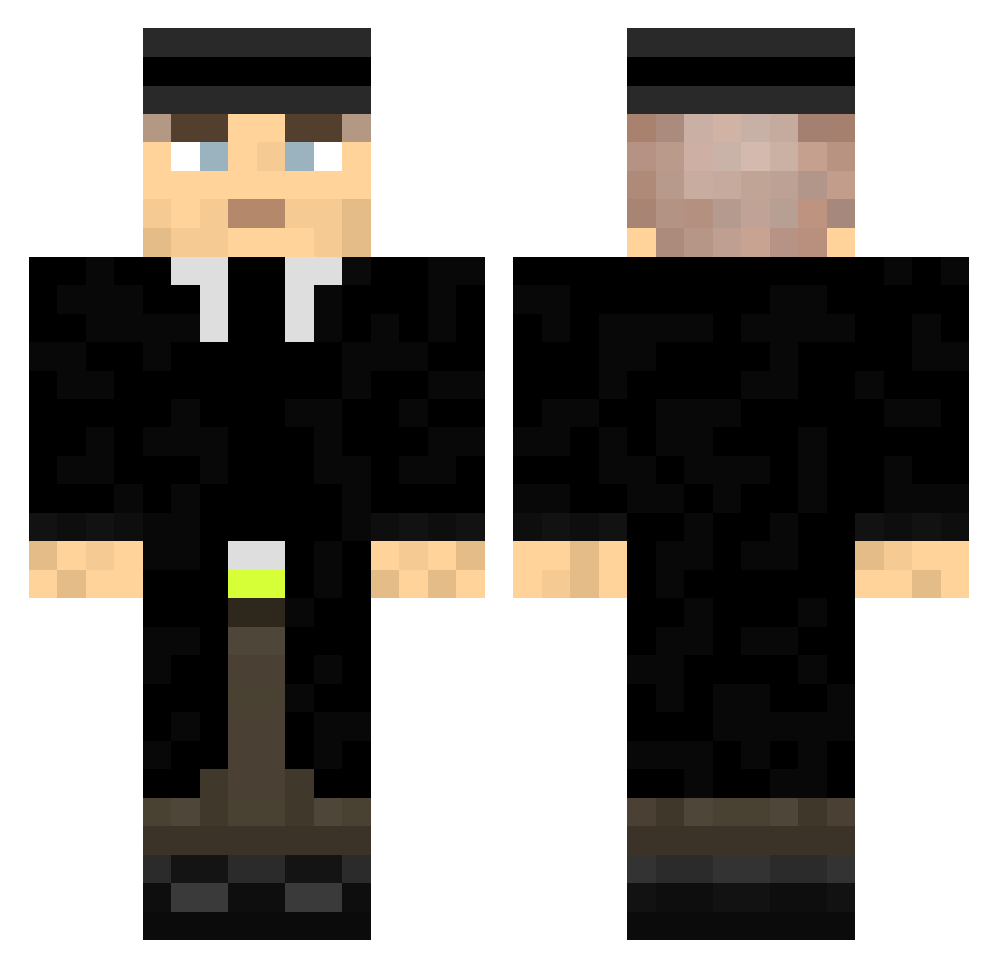 _Not_Danny_ Minecraft skin, front and back view