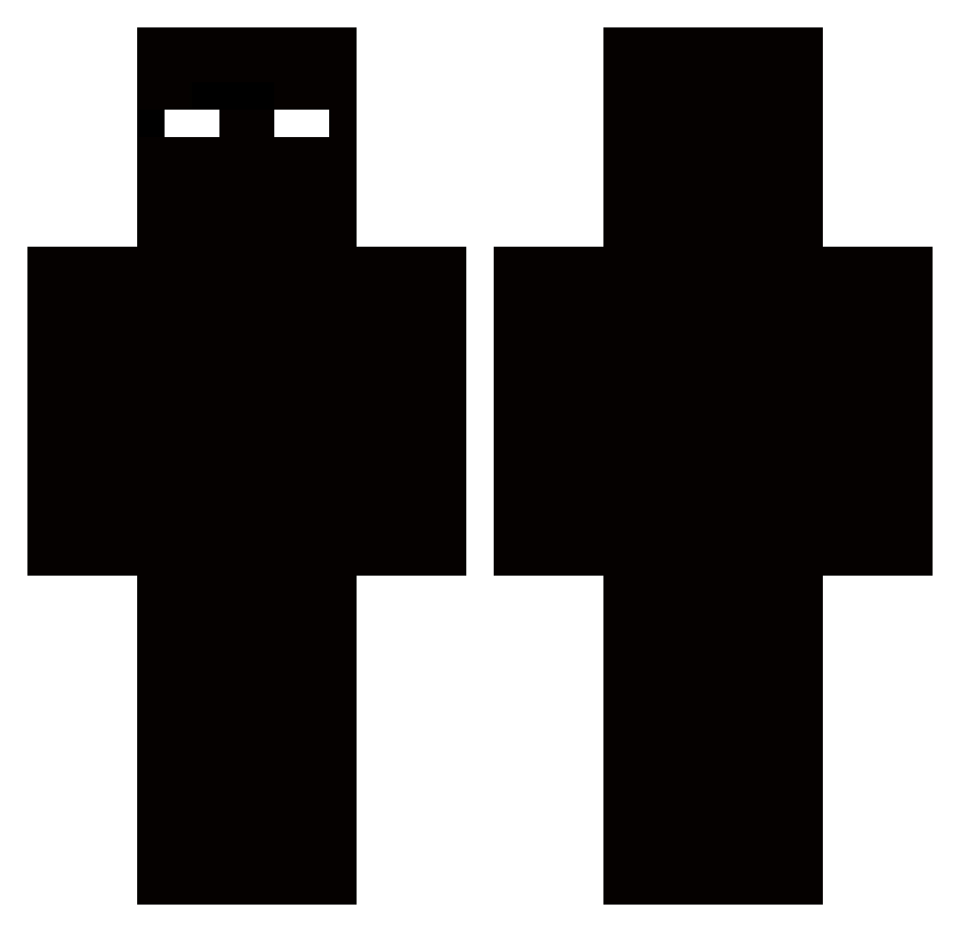 sn5000 Minecraft skin, front and back view