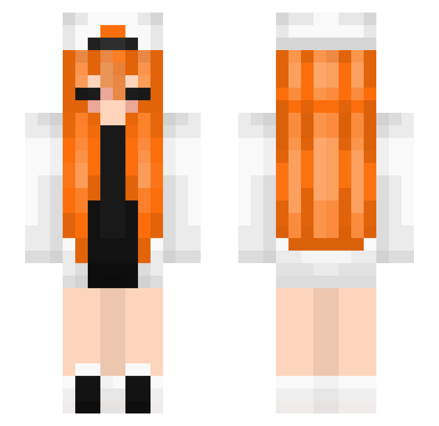 Noya2010 Minecraft skin, front and back view