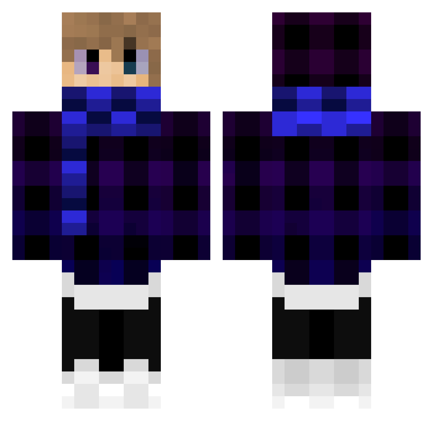 02dennis02 Minecraft skin, front and back view