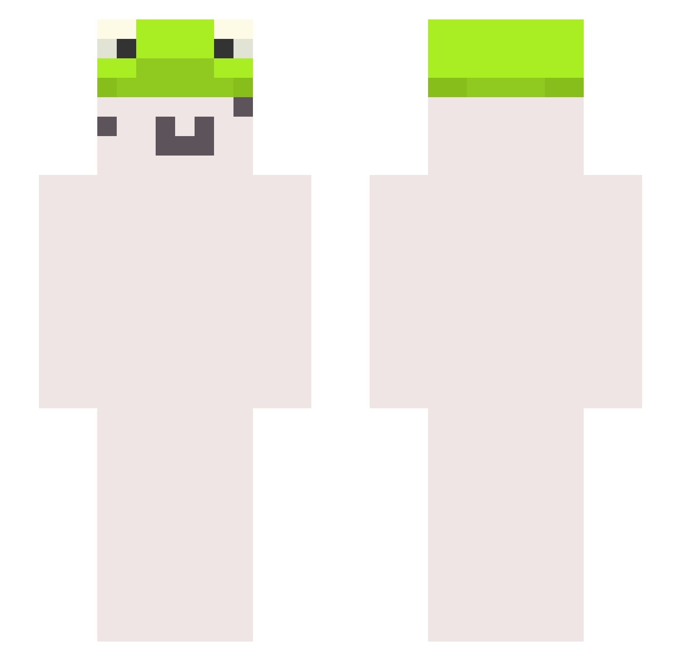CN_ppking Minecraft skin, front and back view
