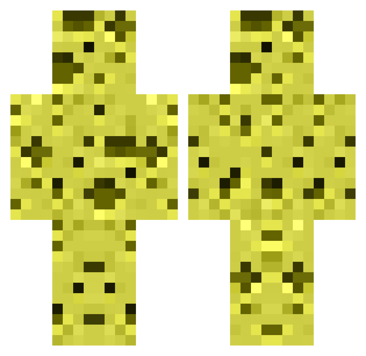 Baikai_Water Minecraft skin, front and back view