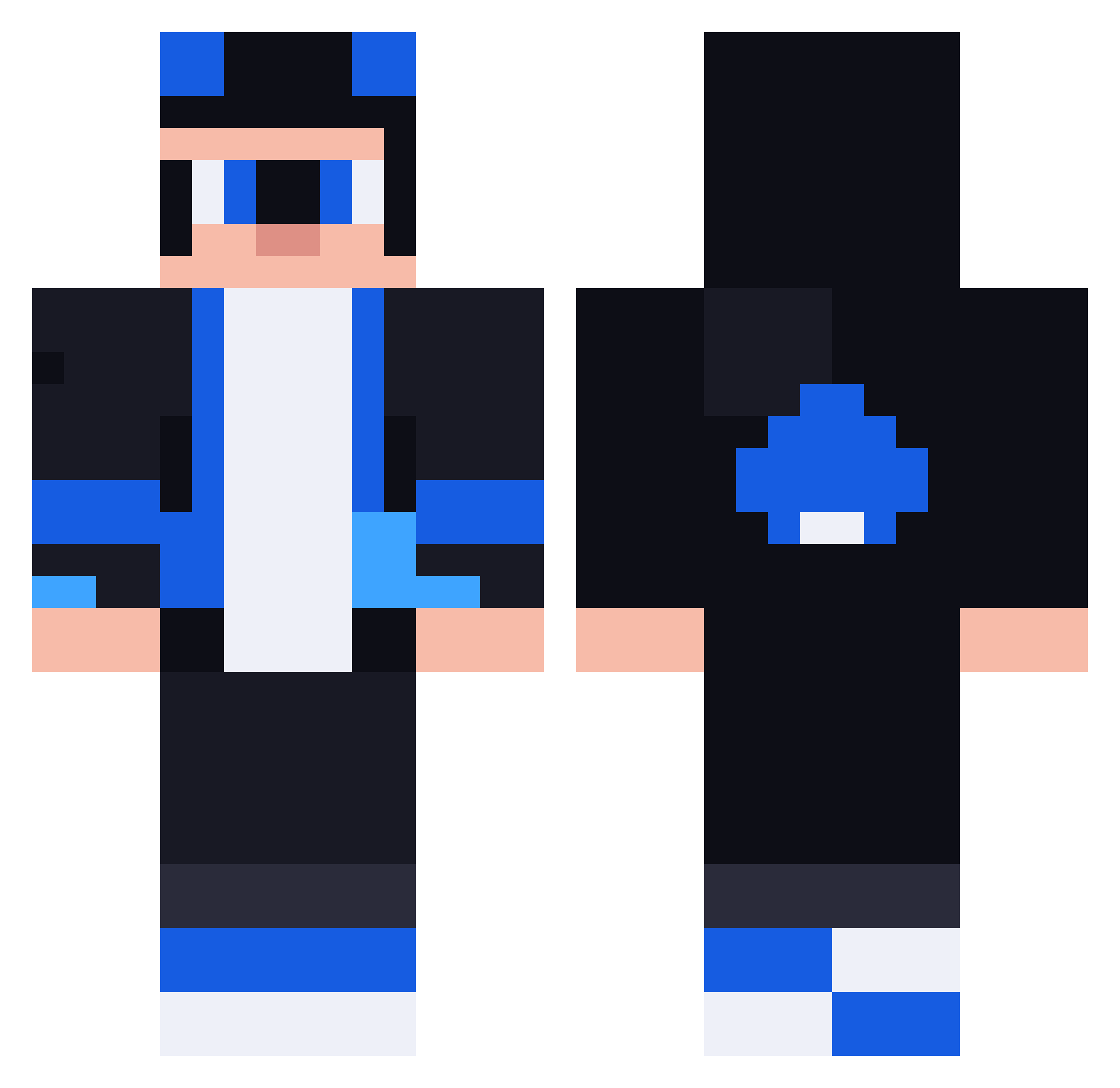 evyatar2014 Minecraft skin, front and back view