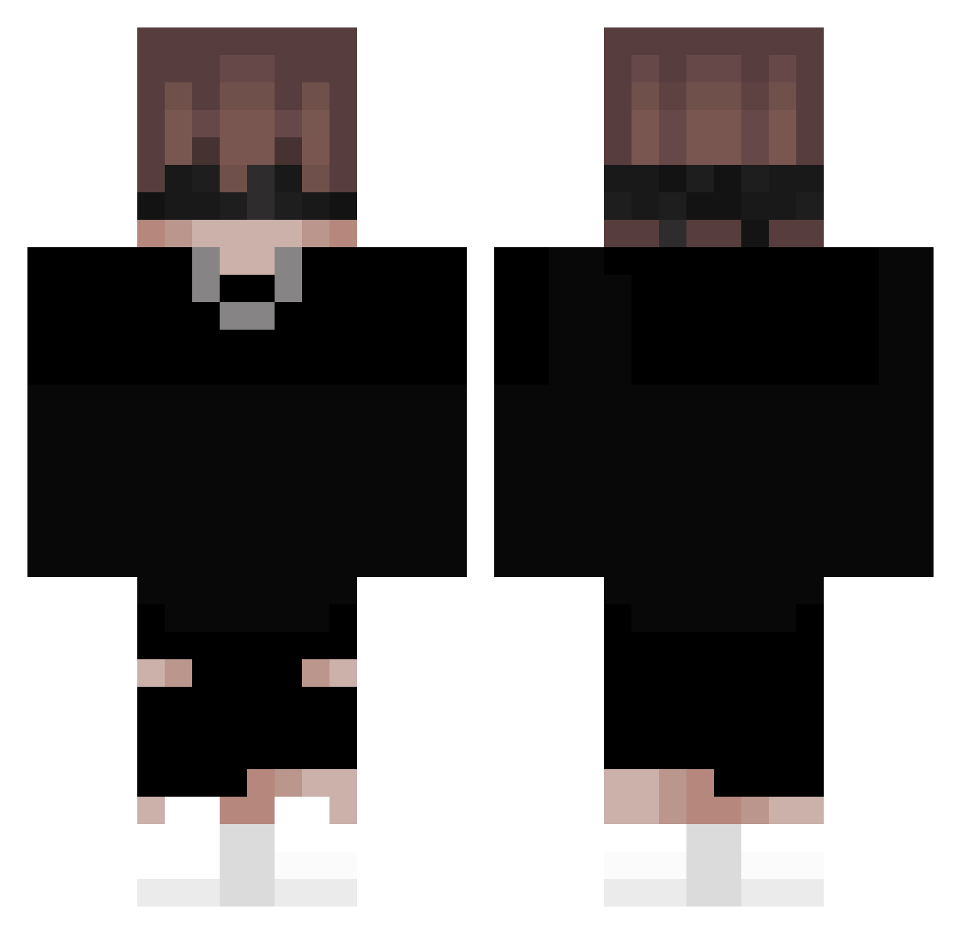IDANGER_XD Minecraft skin, front and back view