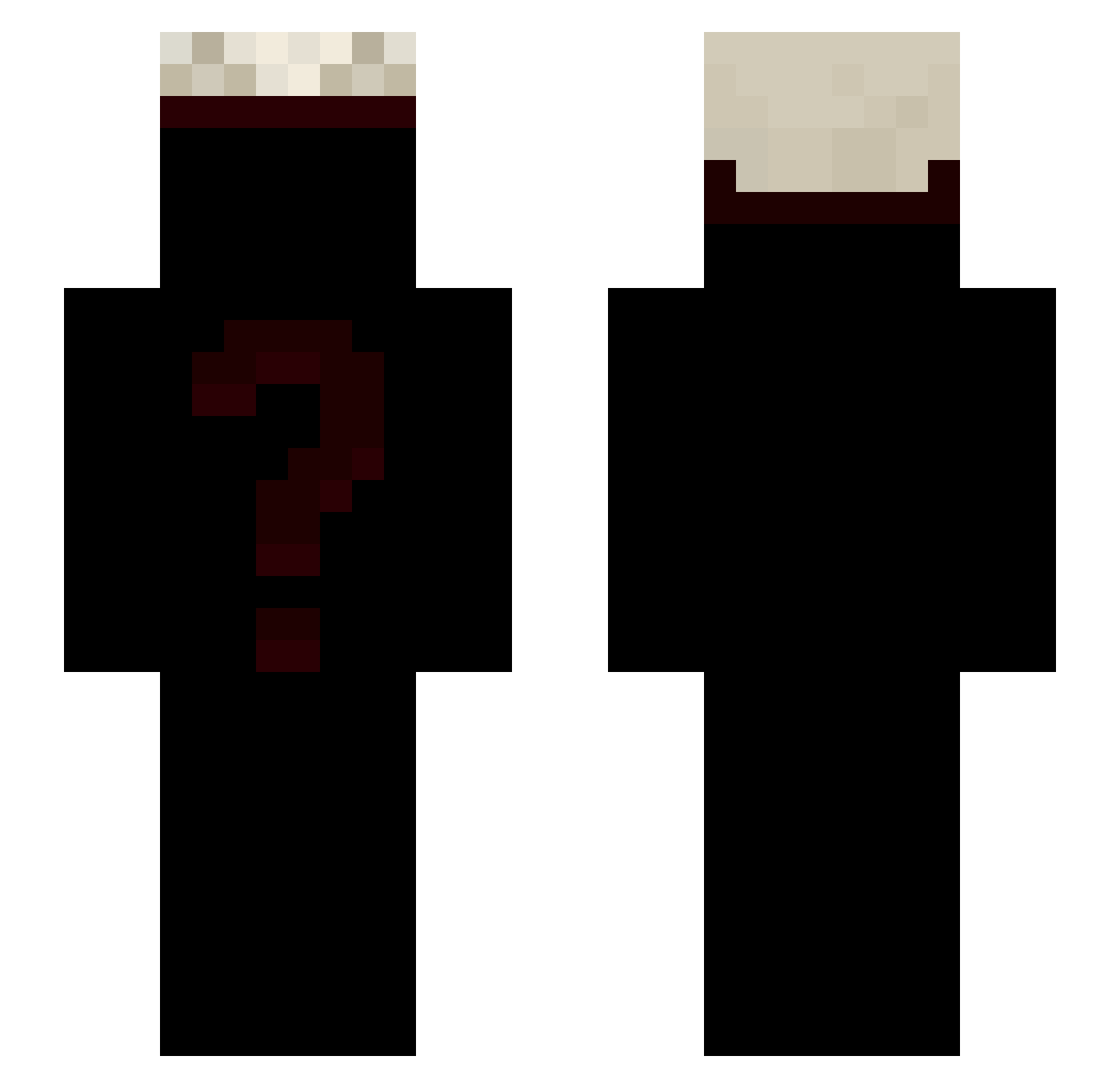 xKiraFXx Minecraft skin, front and back view