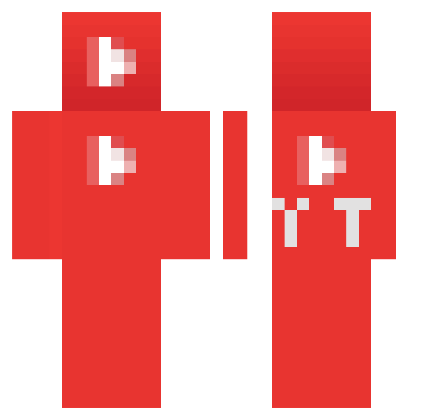 0GArmy54 Minecraft skin, front and back view