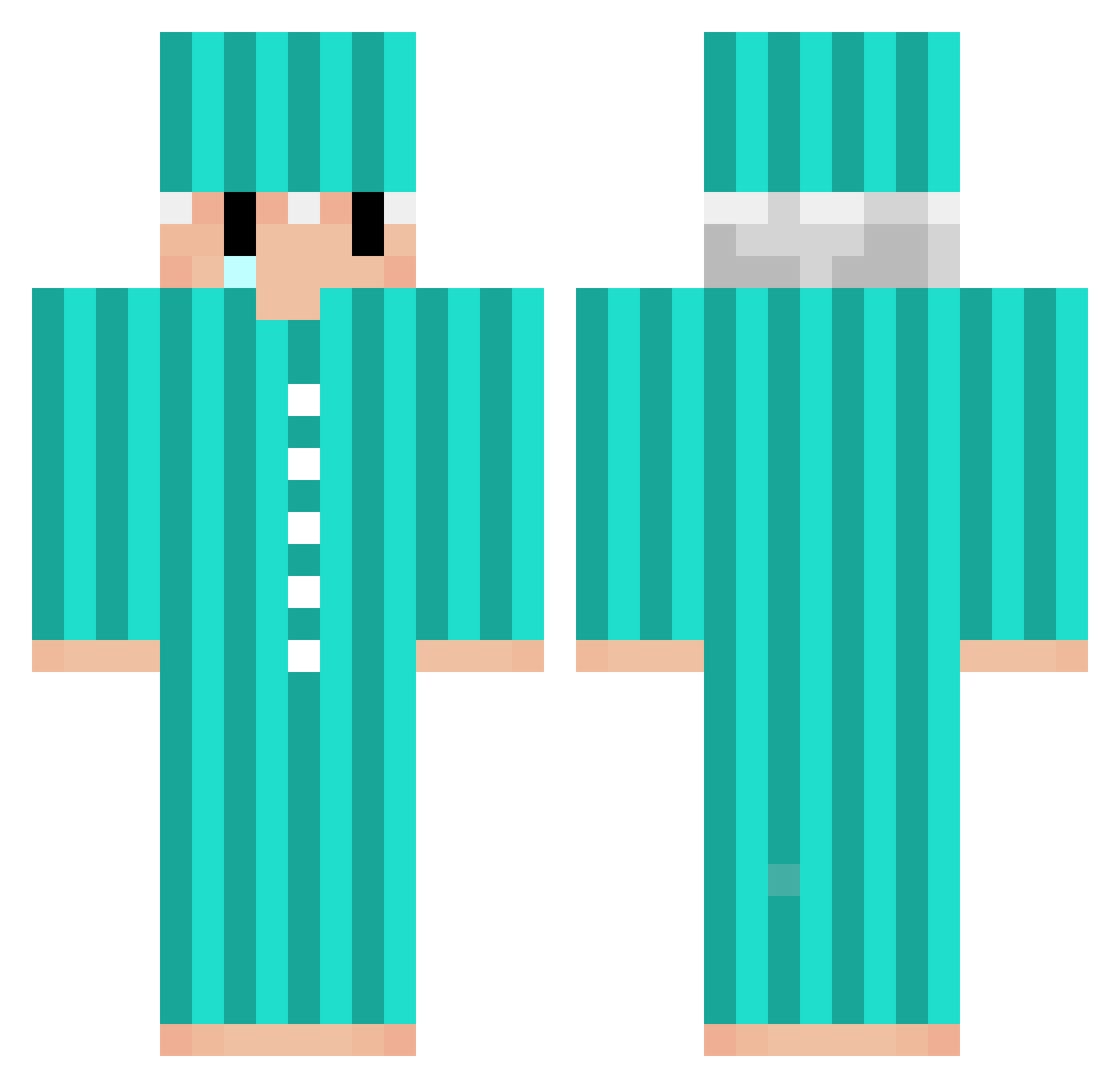 h0l4MuNd0FmV15 Minecraft skin, front and back view