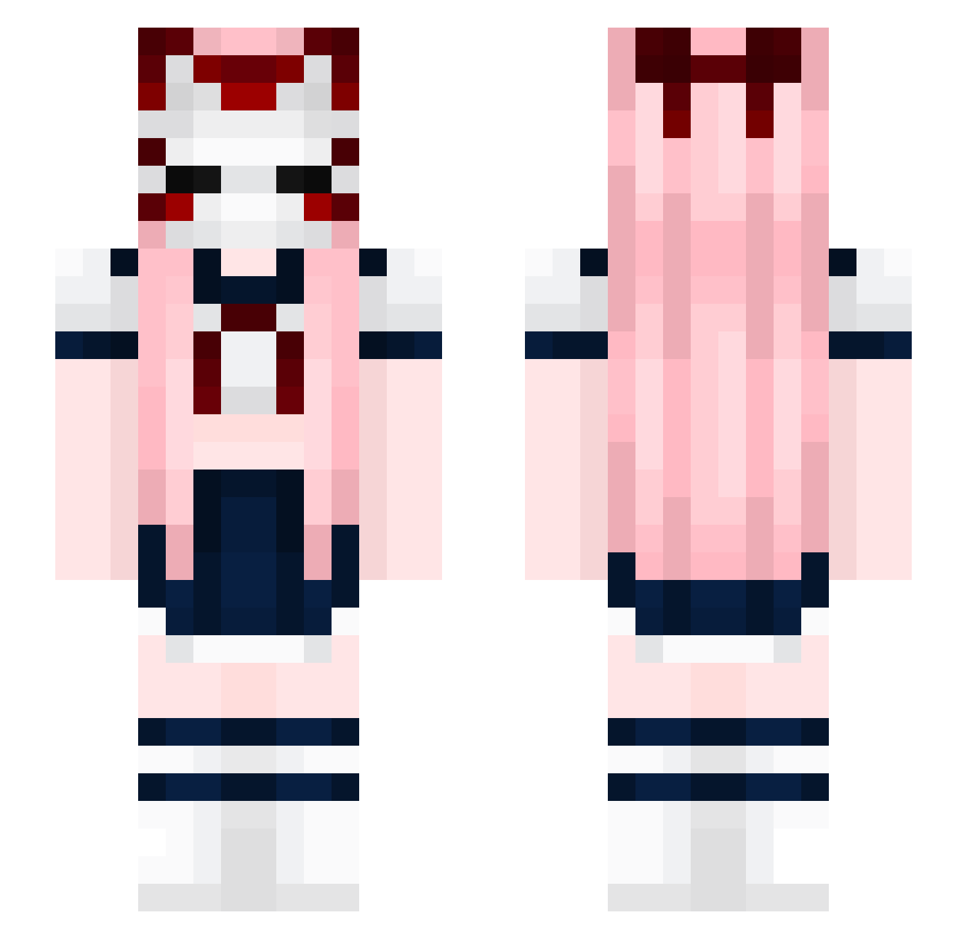EpicTracer Minecraft skin, front and back view