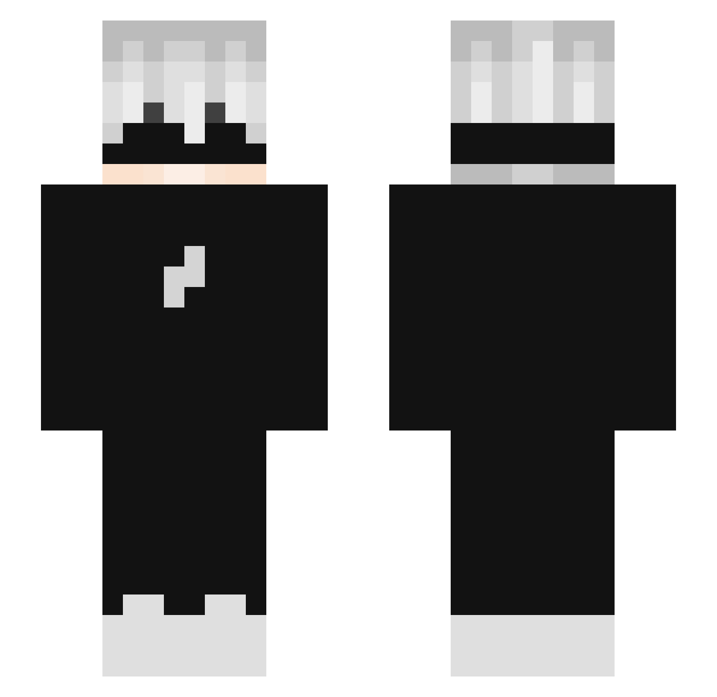 Ultimate789XD Minecraft skin, front and back view