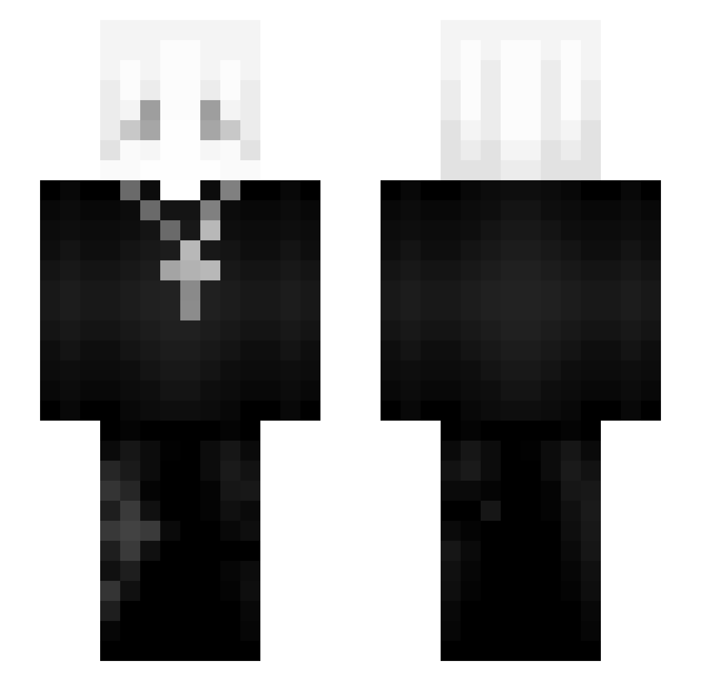 nazsur1 Minecraft skin, front and back view