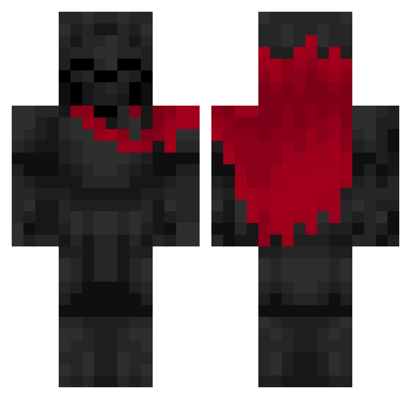 szaakul Minecraft skin, front and back view