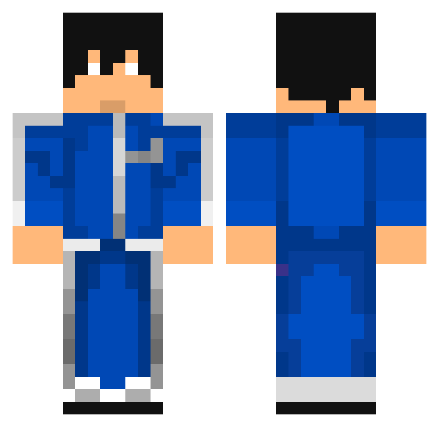 apqpwsp Minecraft skin, front and back view