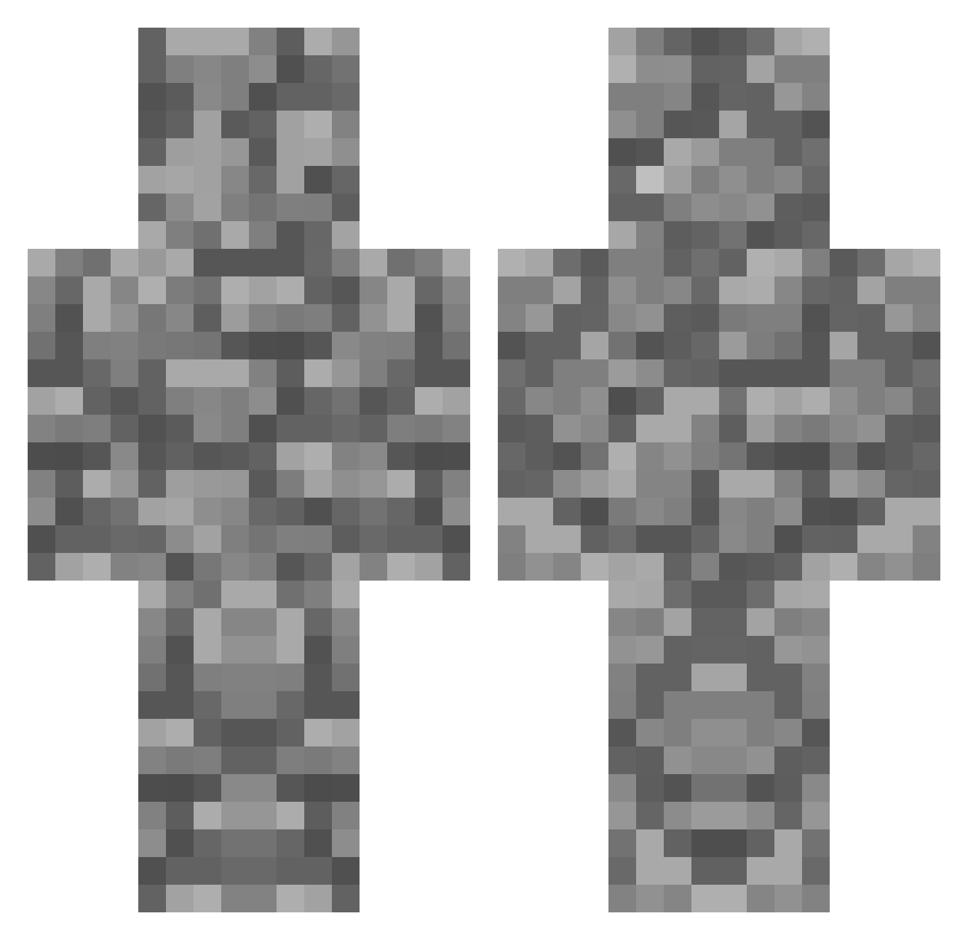 3b_1 Minecraft skin, front and back view
