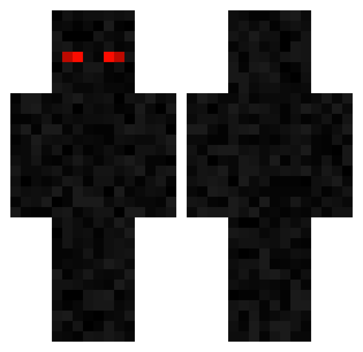 niii_yu Minecraft skin, front and back view