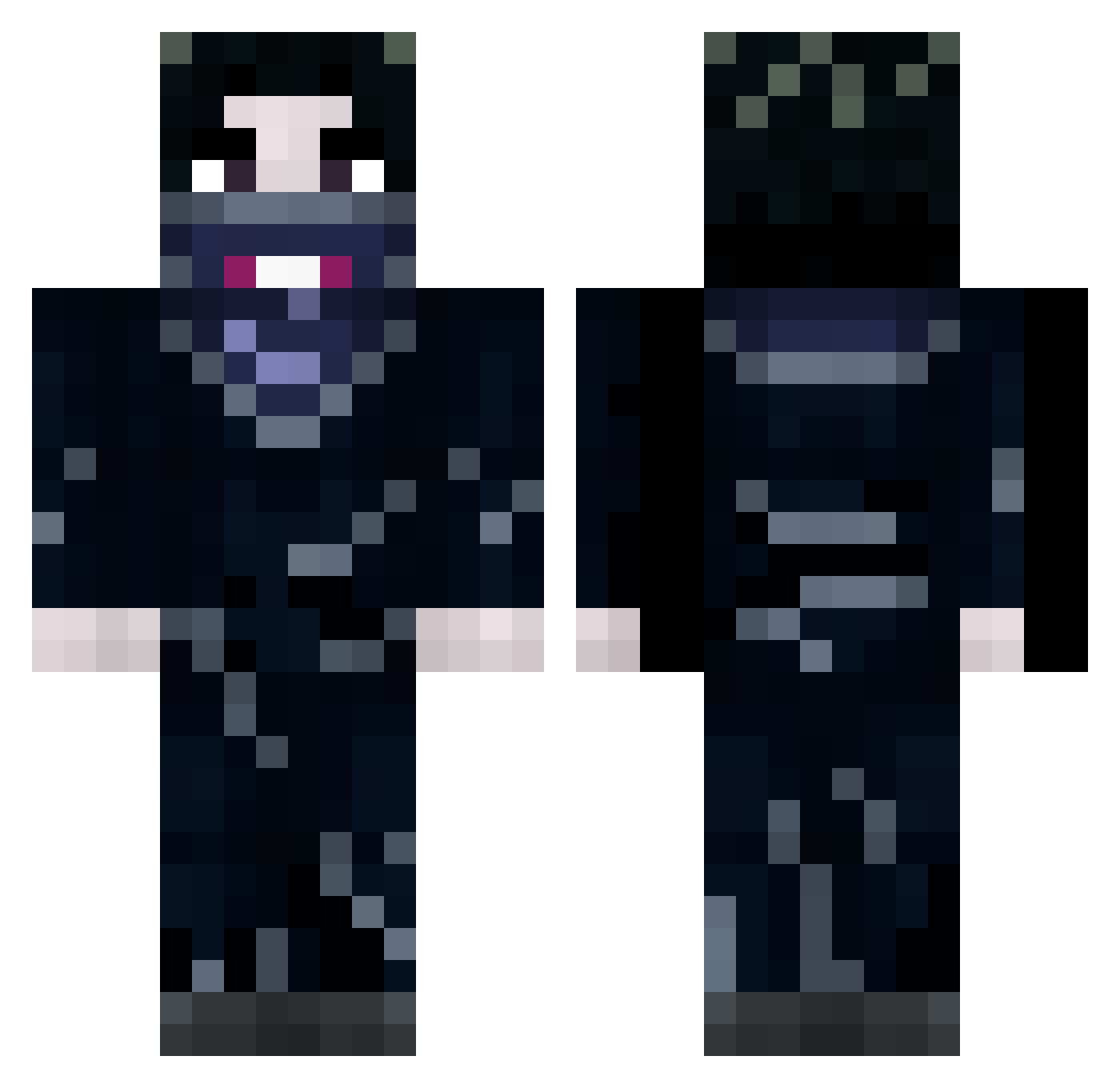 Tobizzaso Minecraft skin, front and back view
