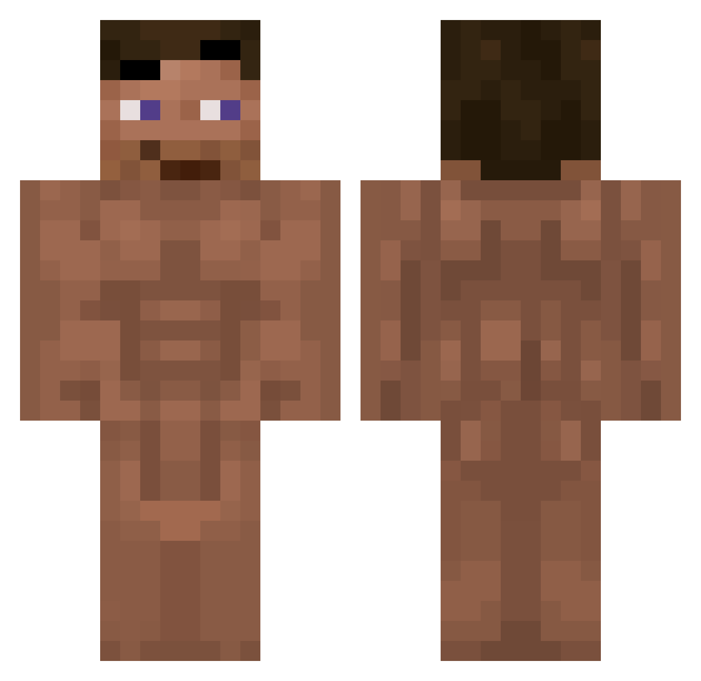 SrChapalele Minecraft skin, front and back view
