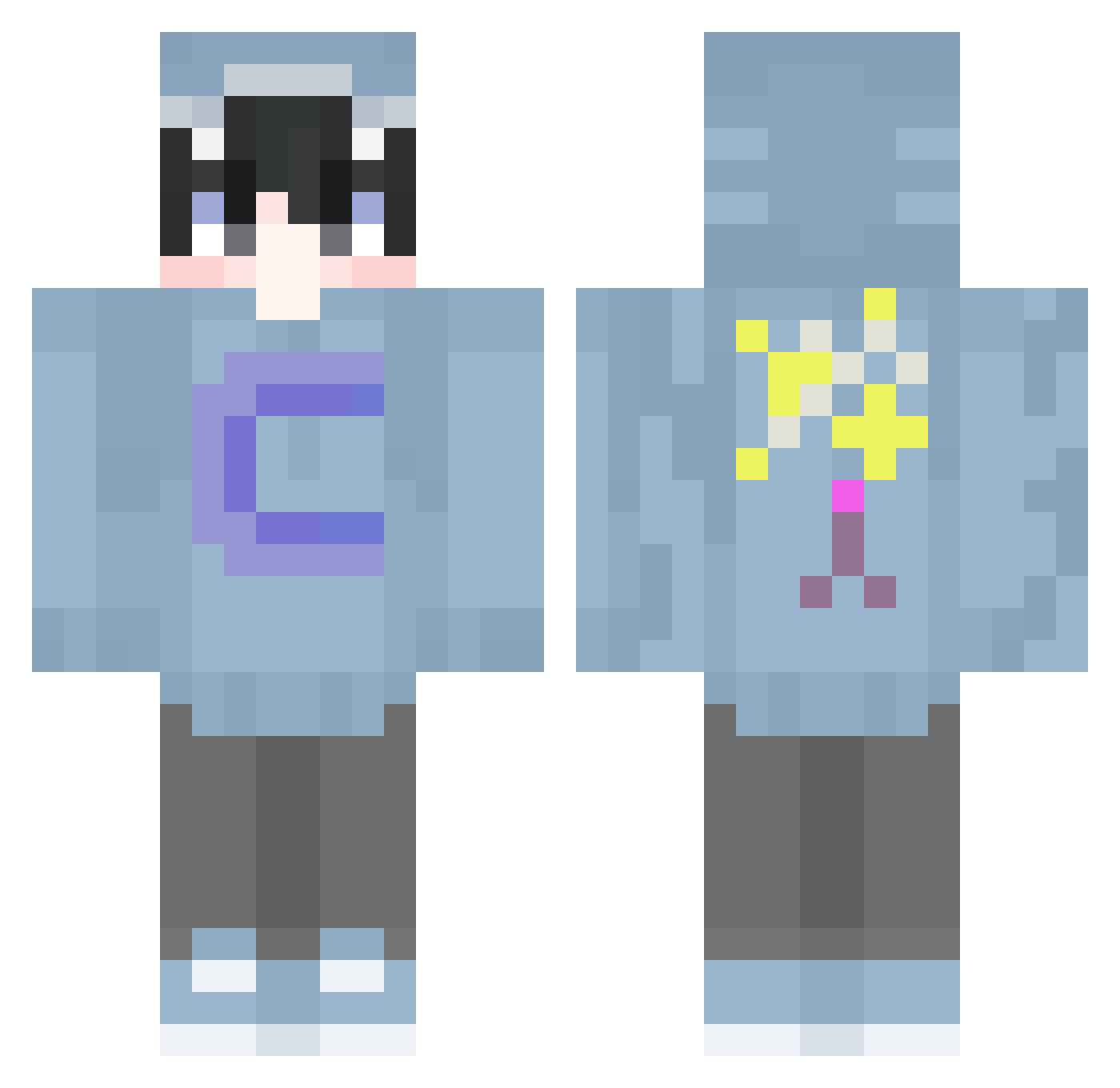 ig_vojtikkk Minecraft skin, front and back view