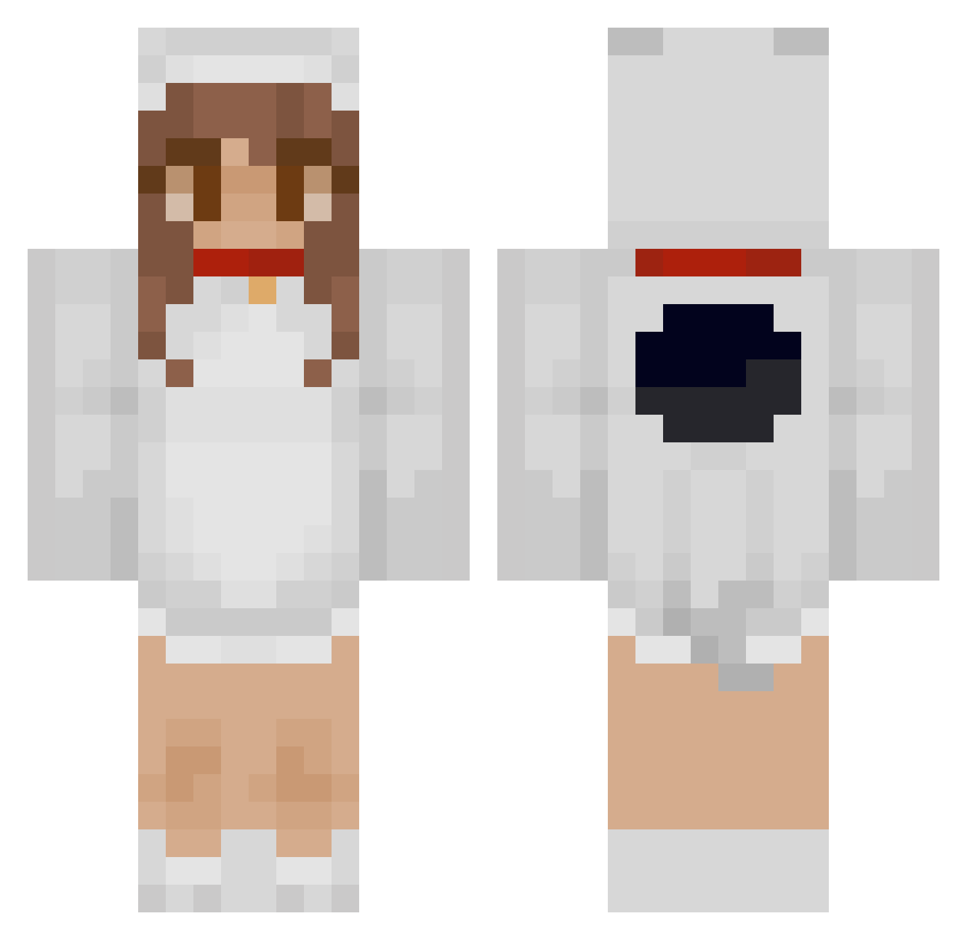 shipcains Minecraft skin, front and back view