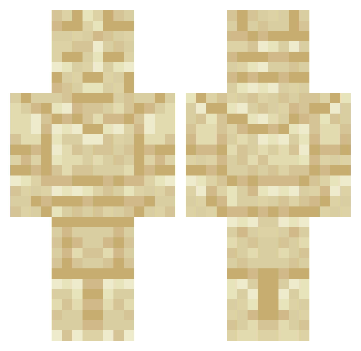 Nother Minecraft skin, front and back view