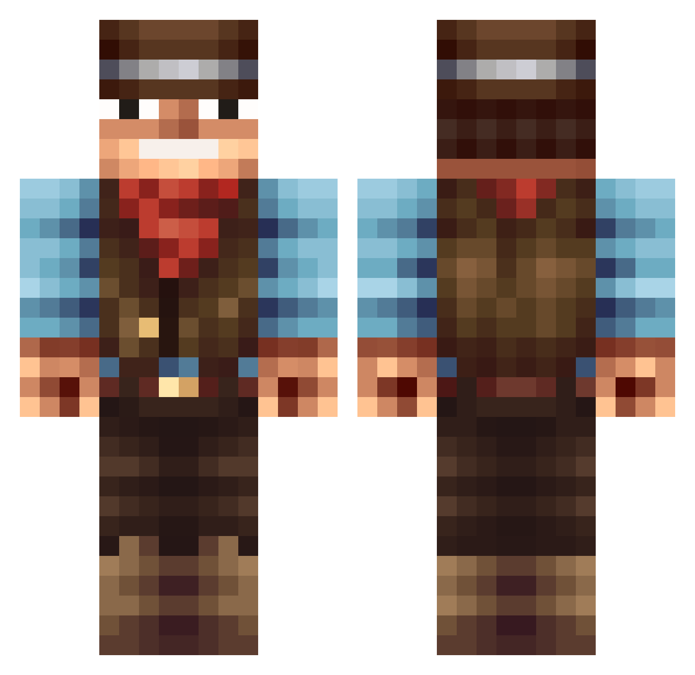 sierd123 Minecraft skin, front and back view