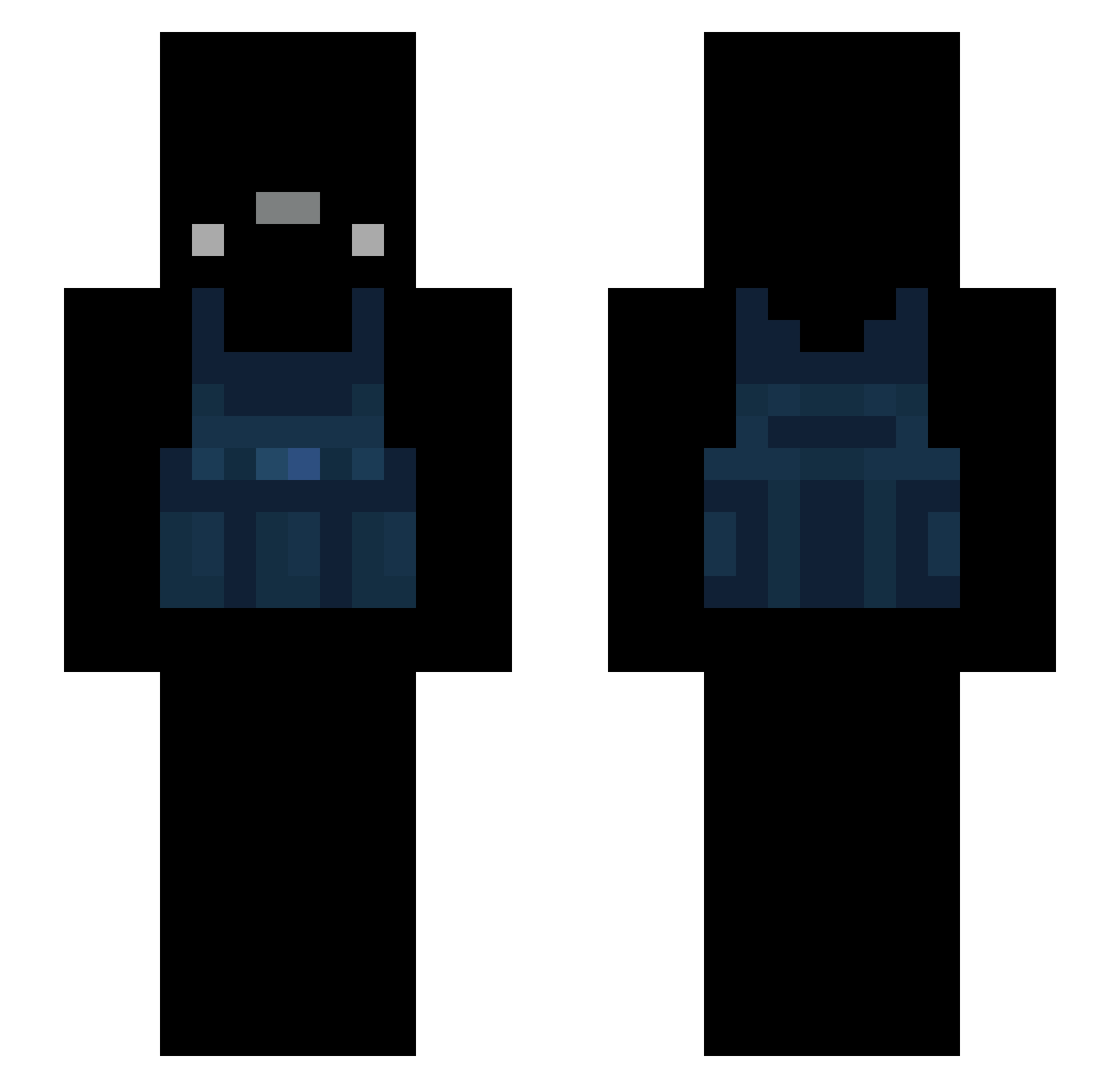 Jaboky Minecraft skin, front and back view