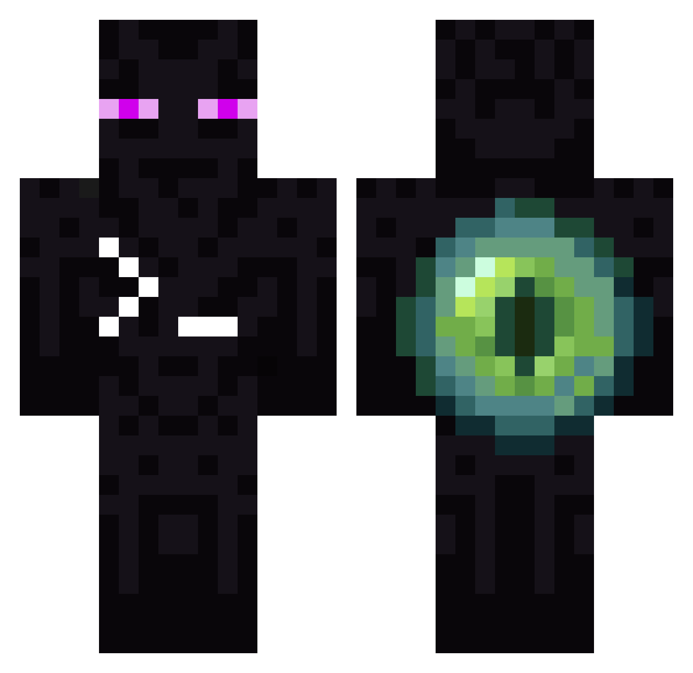 danielgo Minecraft skin, front and back view