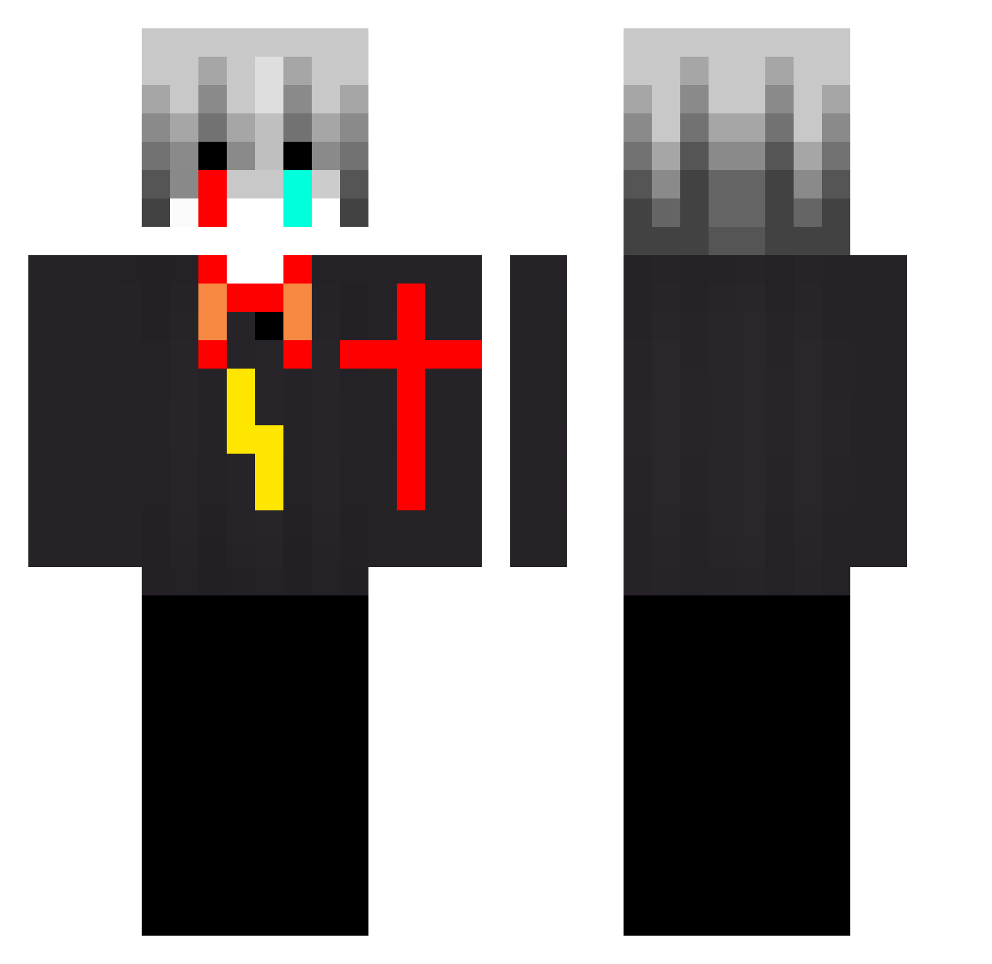 kienghjklop Minecraft skin, front and back view