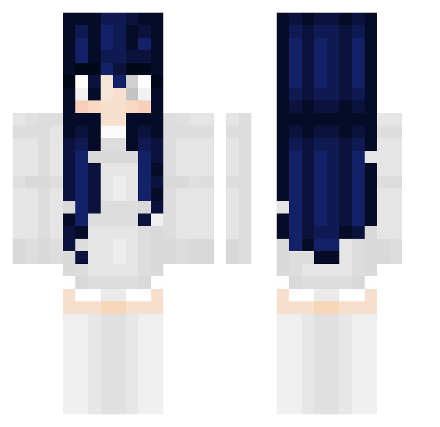daunters Minecraft skin, front and back view