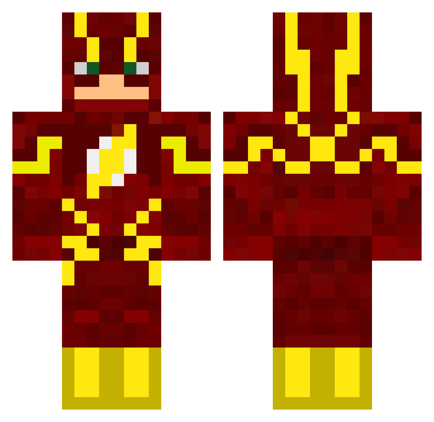 Tjthekid04 Minecraft skin, front and back view