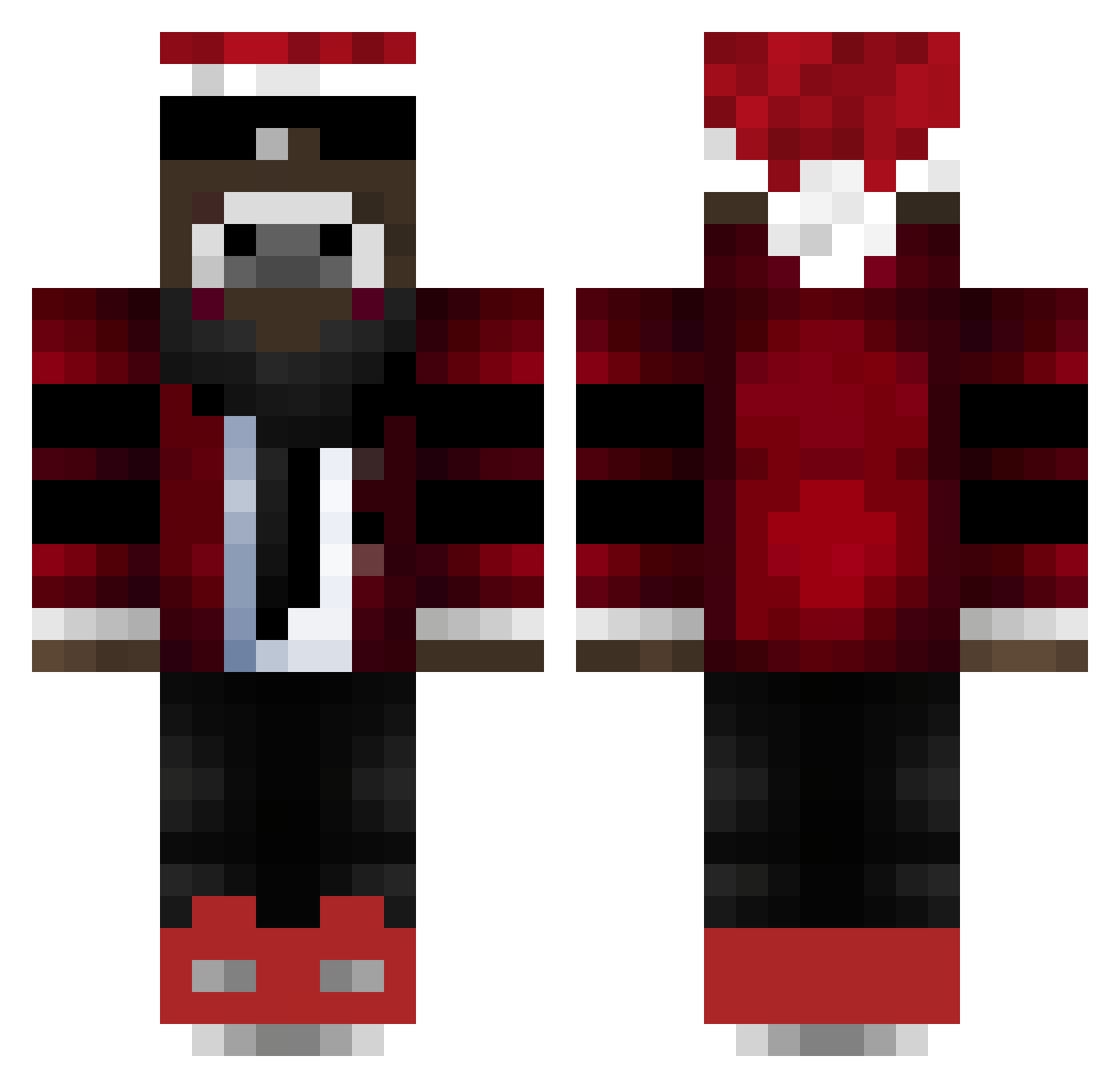 TheStuartLittles Minecraft skin, front and back view