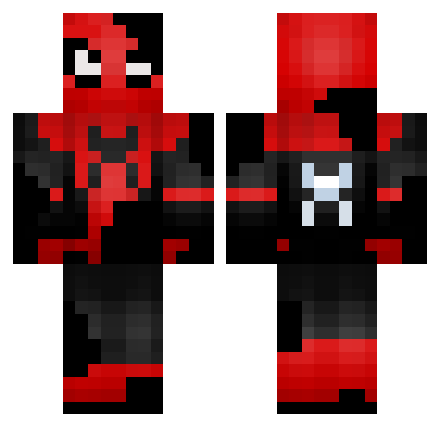xTheSimpLordx69 Minecraft skin, front and back view