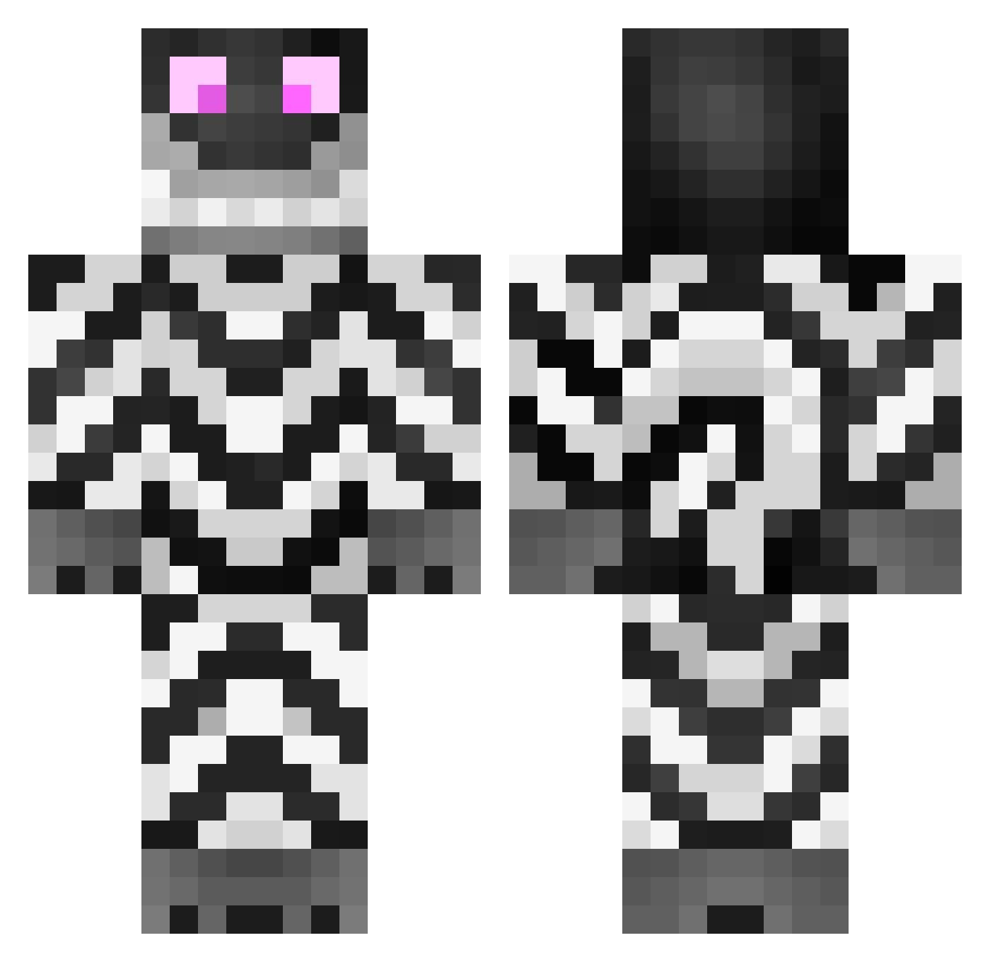 brodaxd Minecraft skin, front and back view