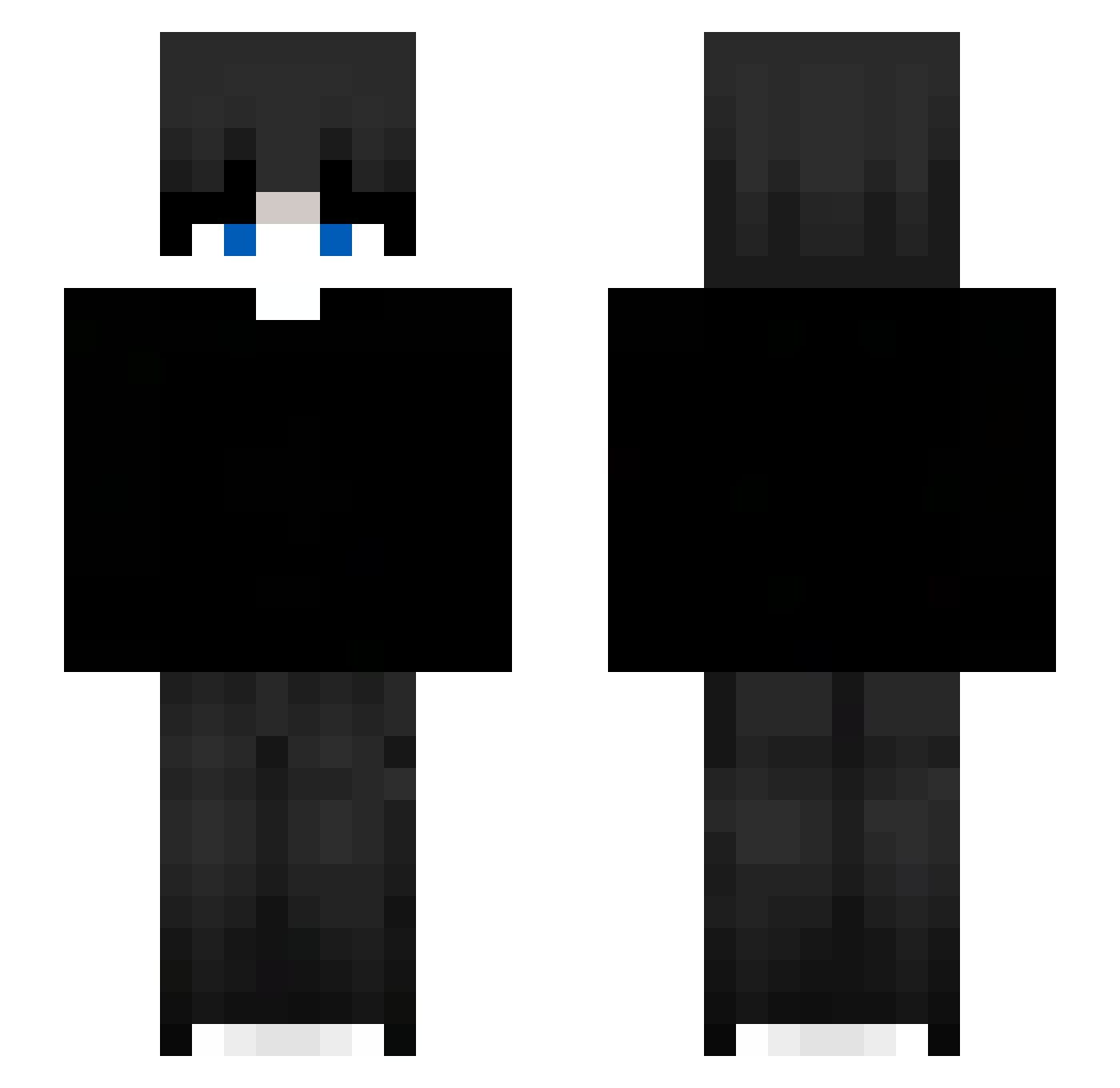 M_OL Minecraft skin, front and back view