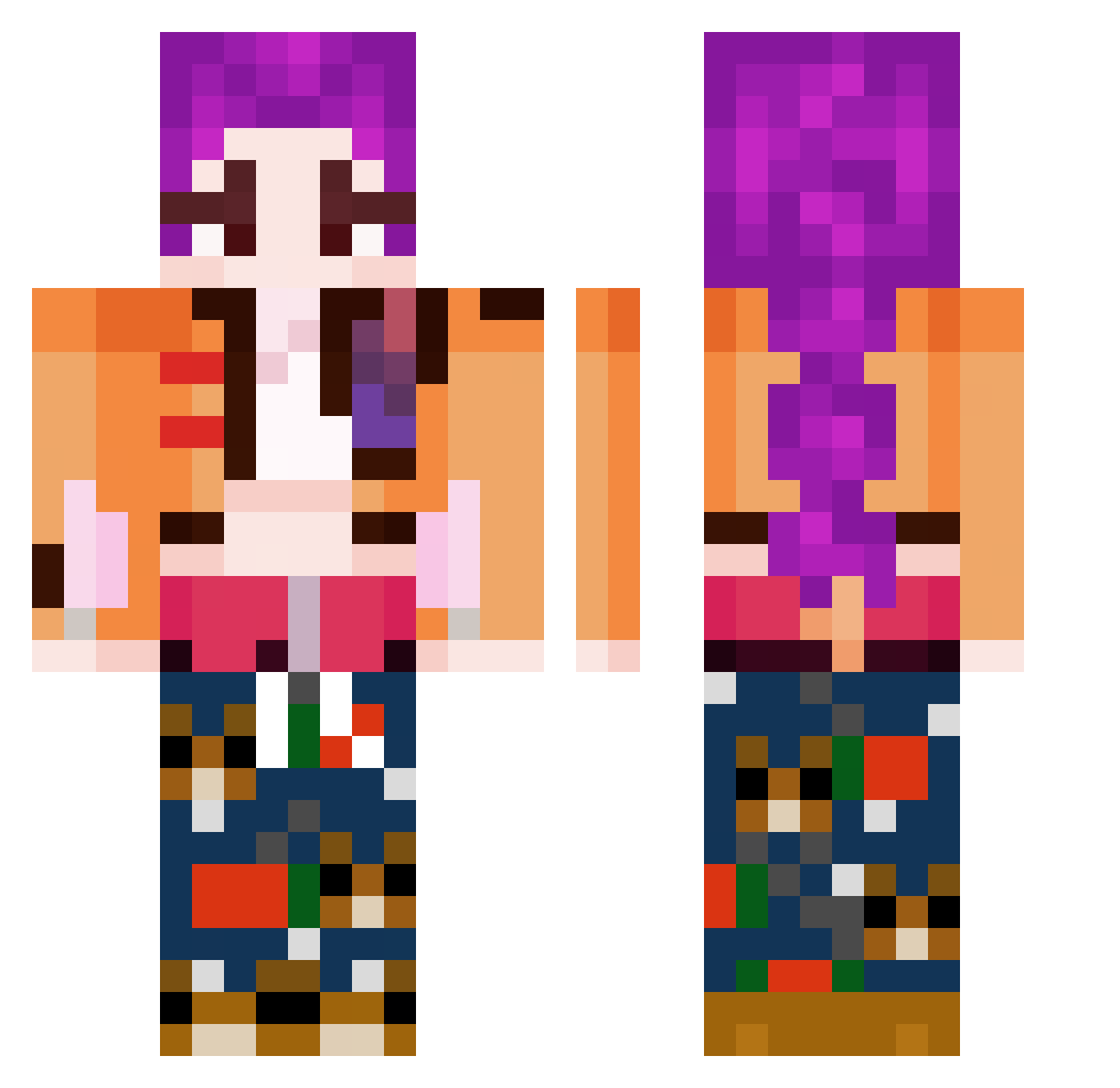 Goran_Salzmann Minecraft skin, front and back view