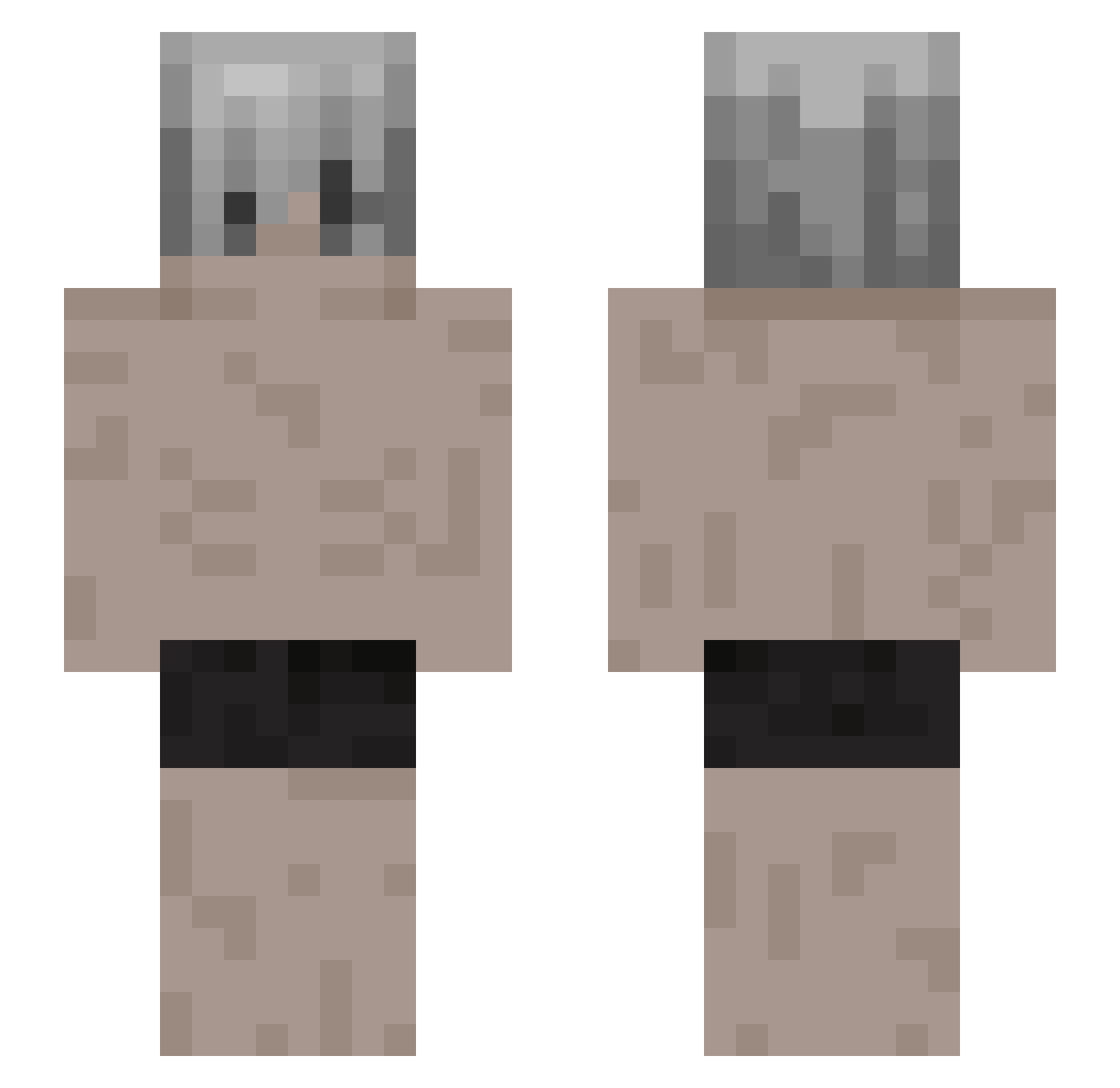 MR_Bl00D Minecraft skin, front and back view