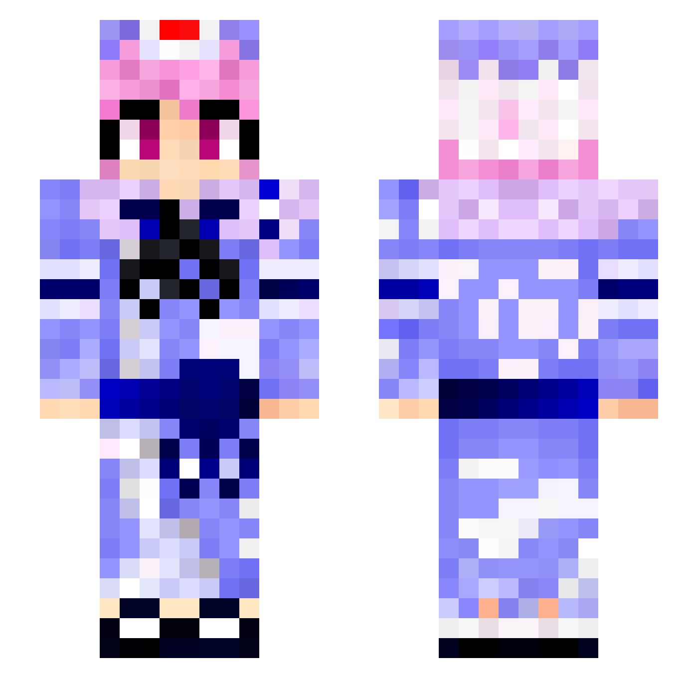 nian_hua111 Minecraft skin, front and back view