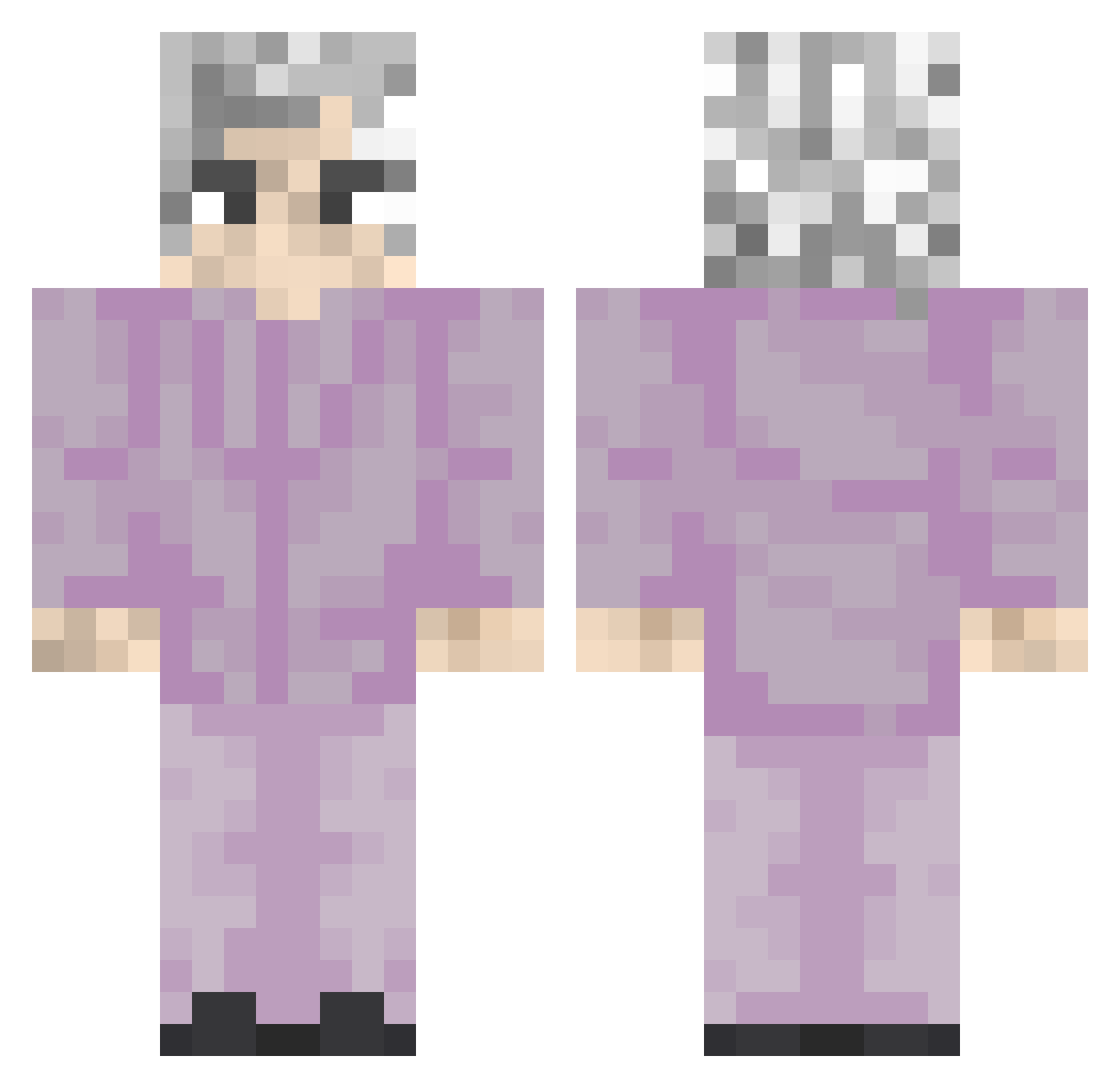 The_DFG Minecraft skin, front and back view