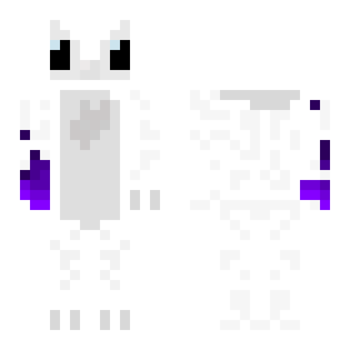 andersberglund Minecraft skin, front and back view