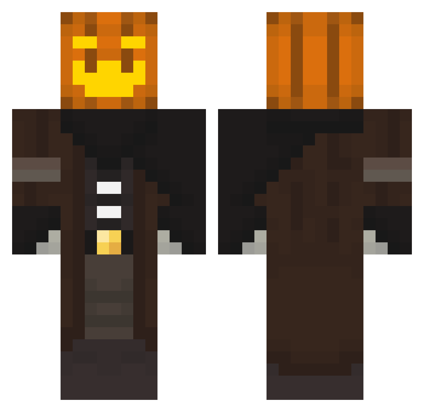 Tord8984 Minecraft skin, front and back view