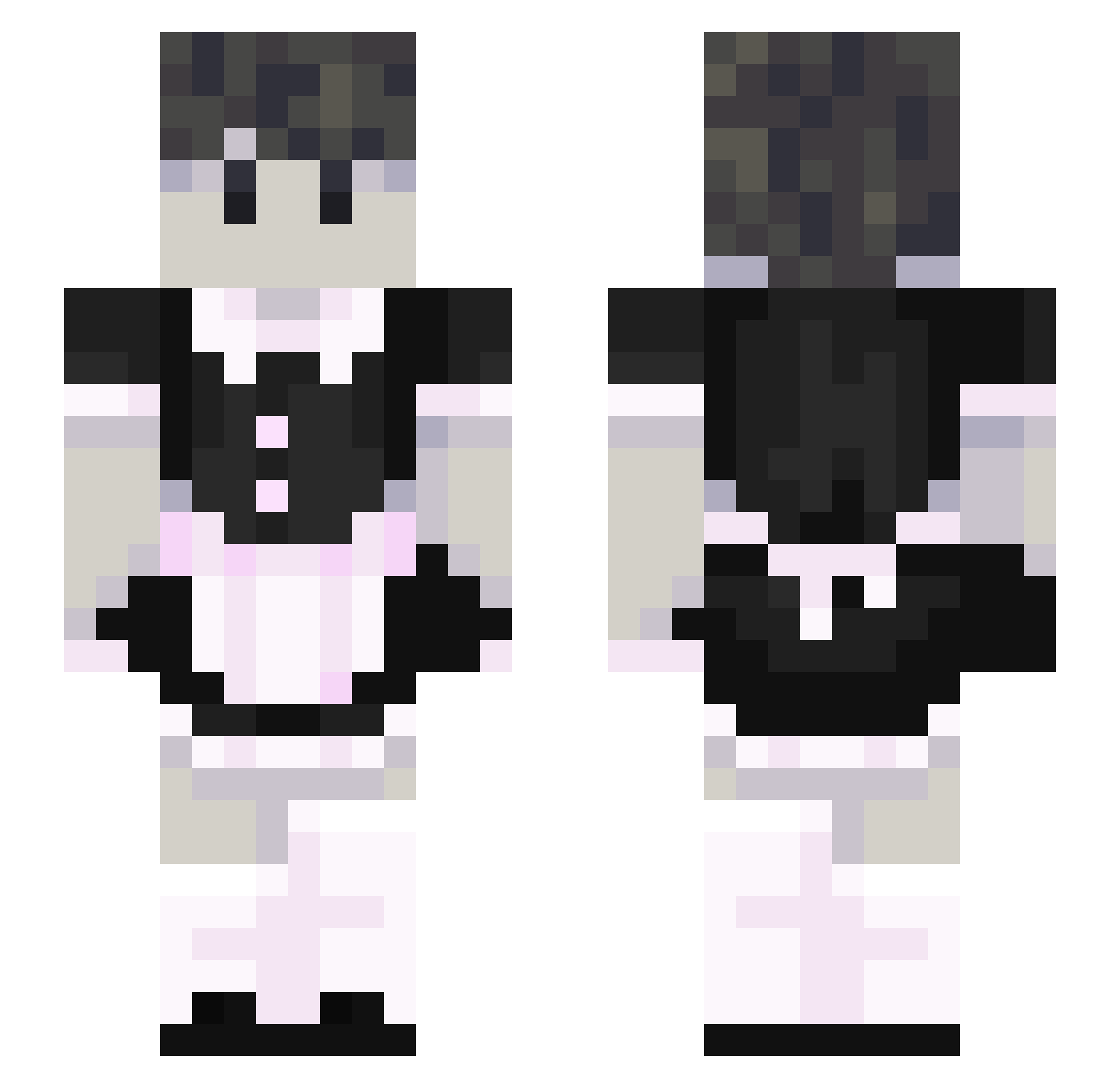 _m4pl3_ Minecraft skin, front and back view