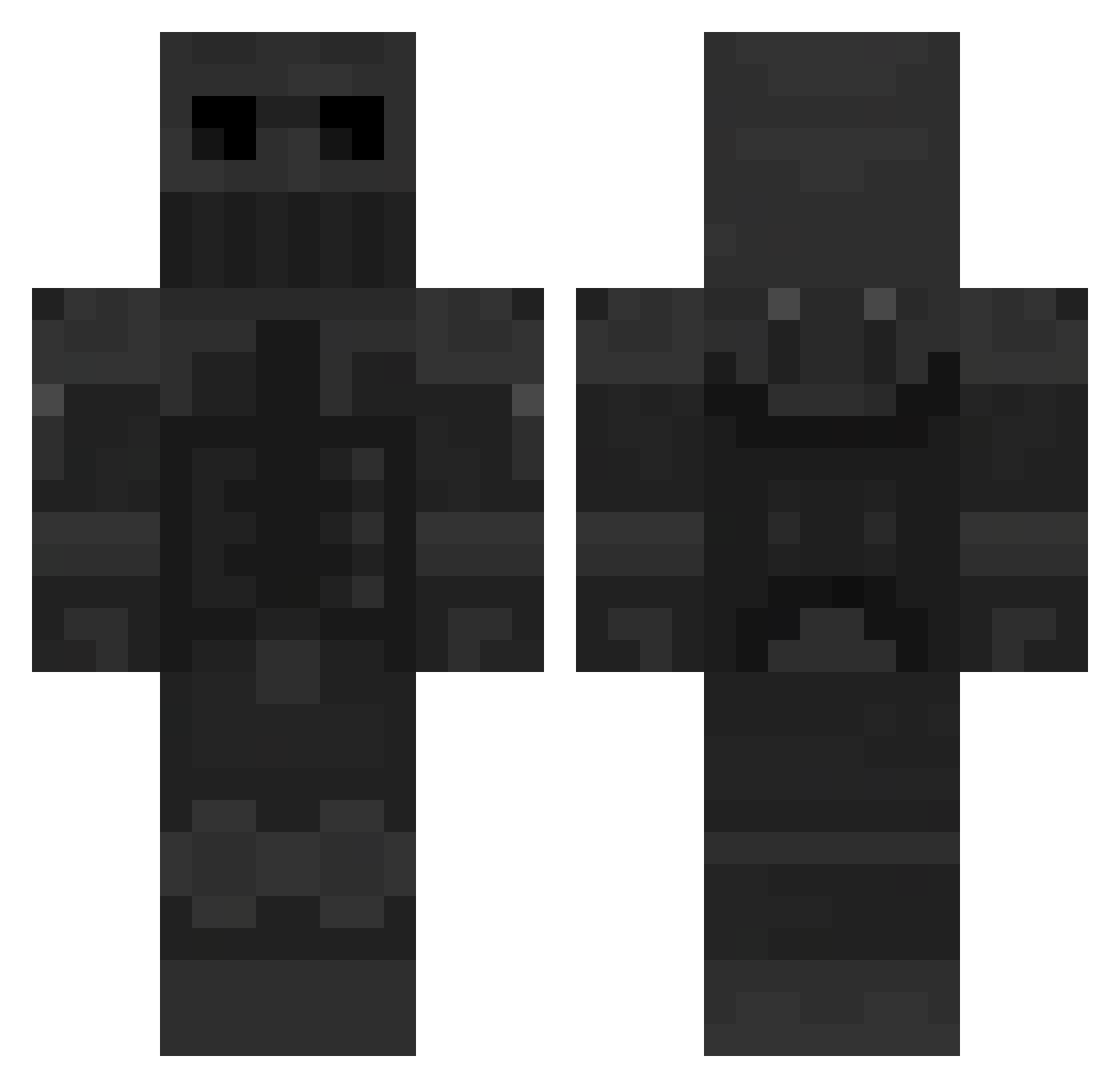CaniCraftUrM1ne Minecraft skin, front and back view