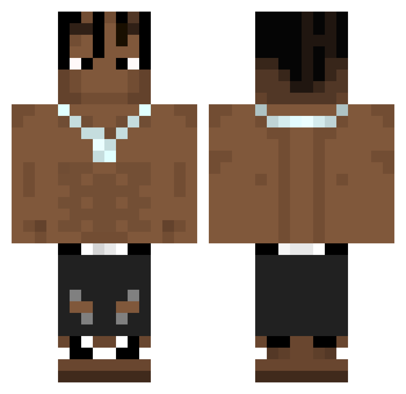 blizzard4869 Minecraft skin, front and back view