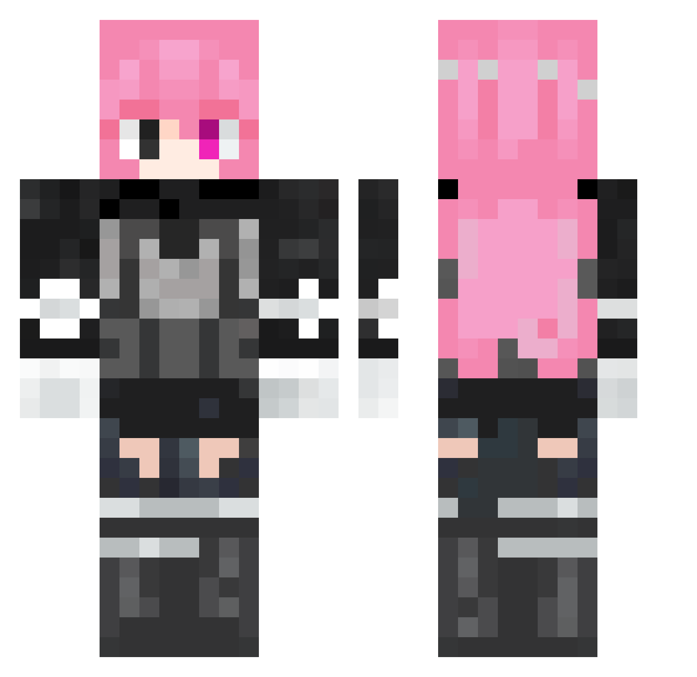 Dargos_q Minecraft skin, front and back view