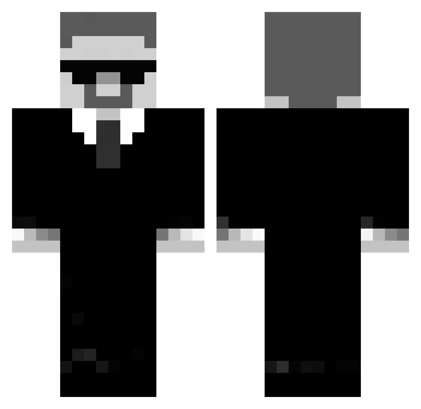 _MrAlex Minecraft skin, front and back view