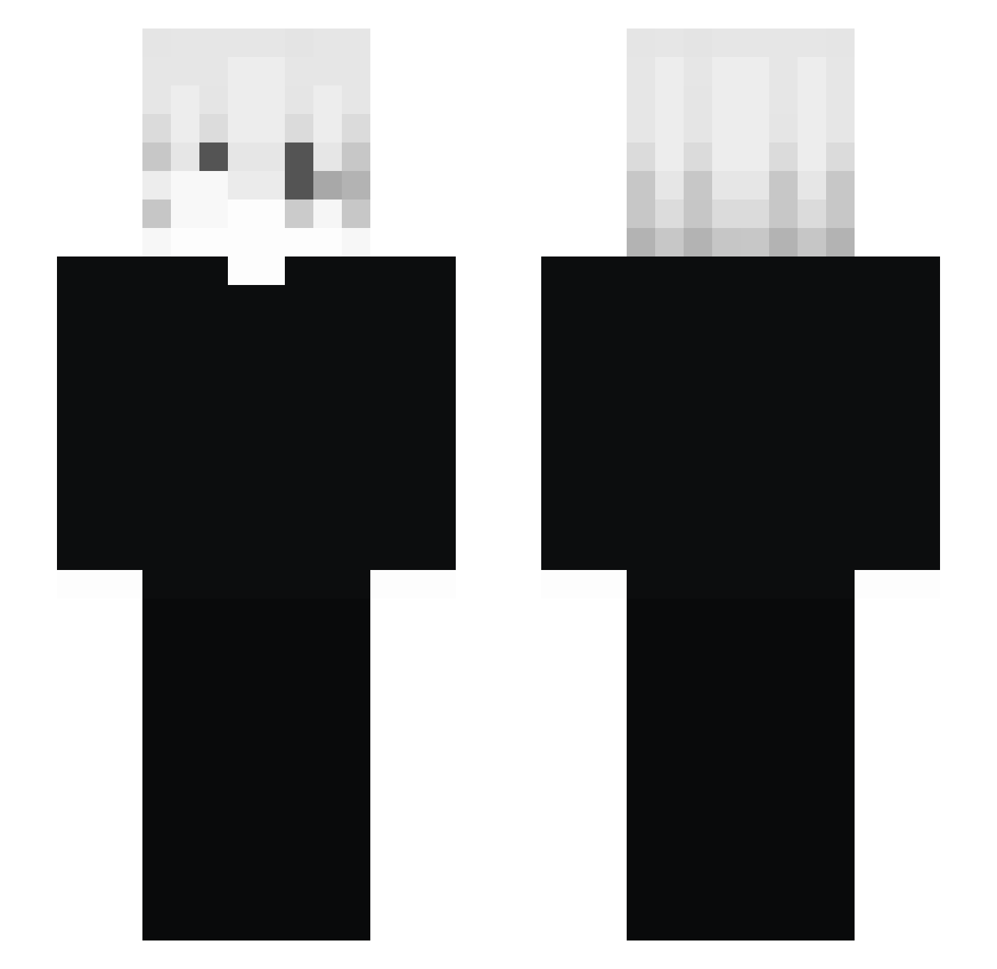 imatrix Minecraft skin, front and back view
