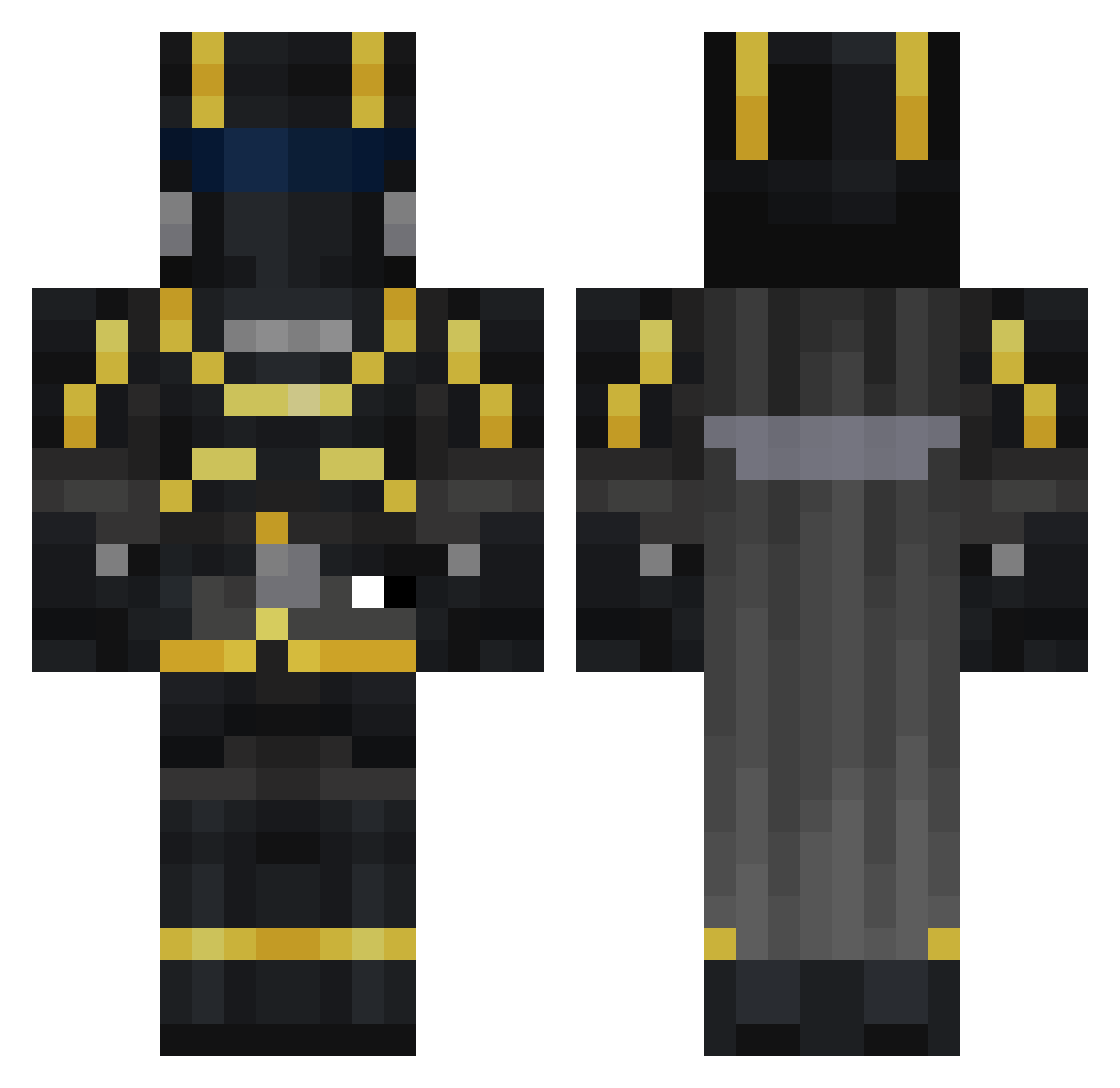 Loke_Is_King Minecraft skin, front and back view