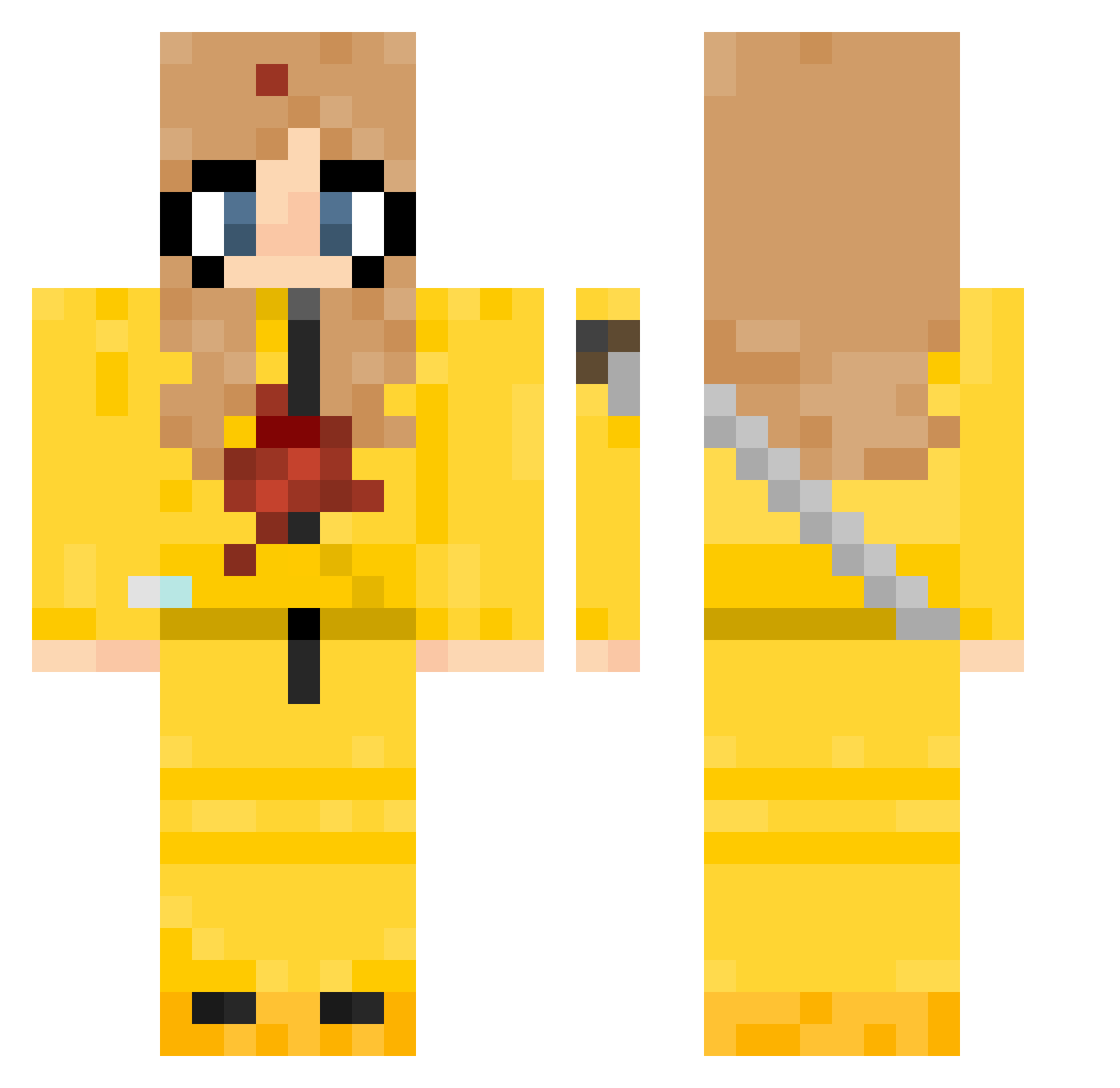 A_Wilson_73 Minecraft skin, front and back view