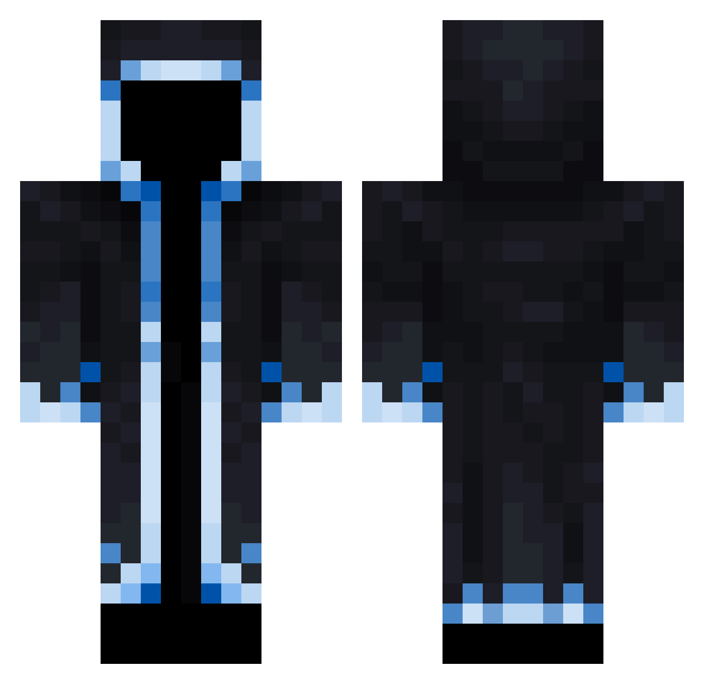 KatzenKatzen Minecraft skin, front and back view
